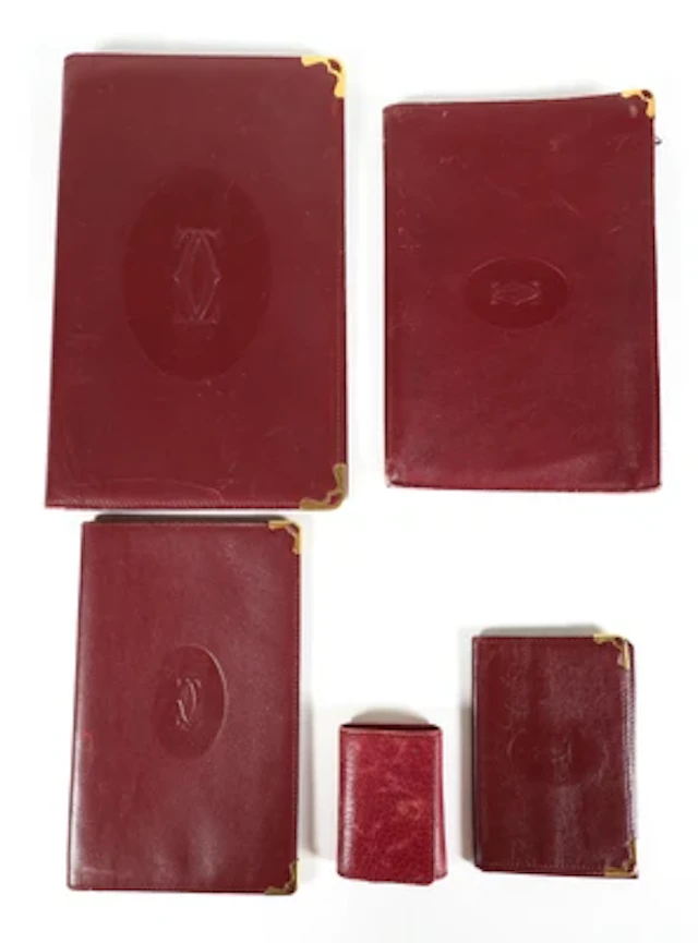 Cartier - 4 Etuis, 1 Kosmetiktäschchen