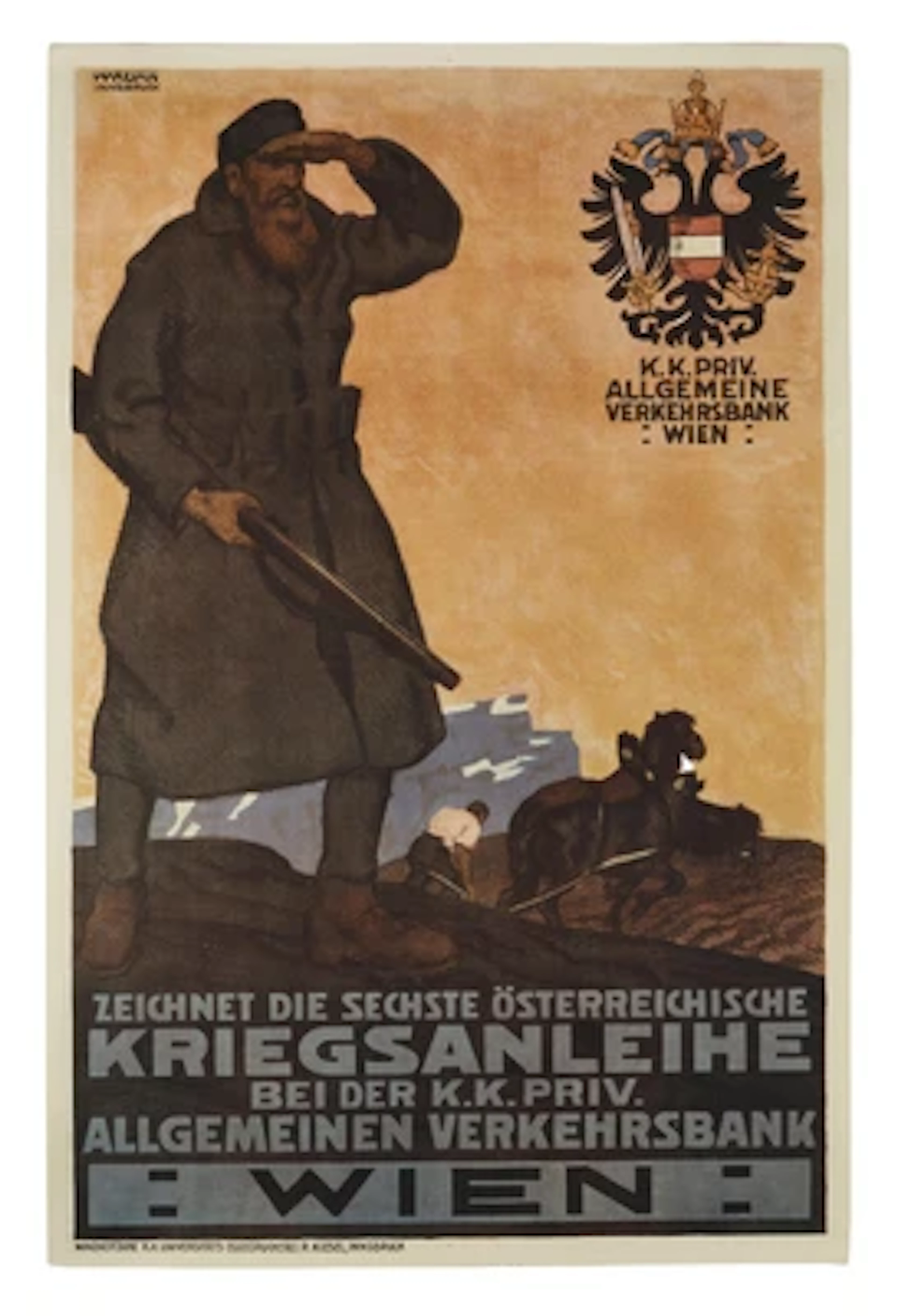 ZEICHNET DIE 6. ÖSTERREICHISCHE KRIEGSANLEIHE