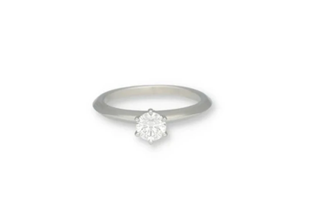 Tiffany & Co Brillantsolitär Ring ca. 0,52 ct