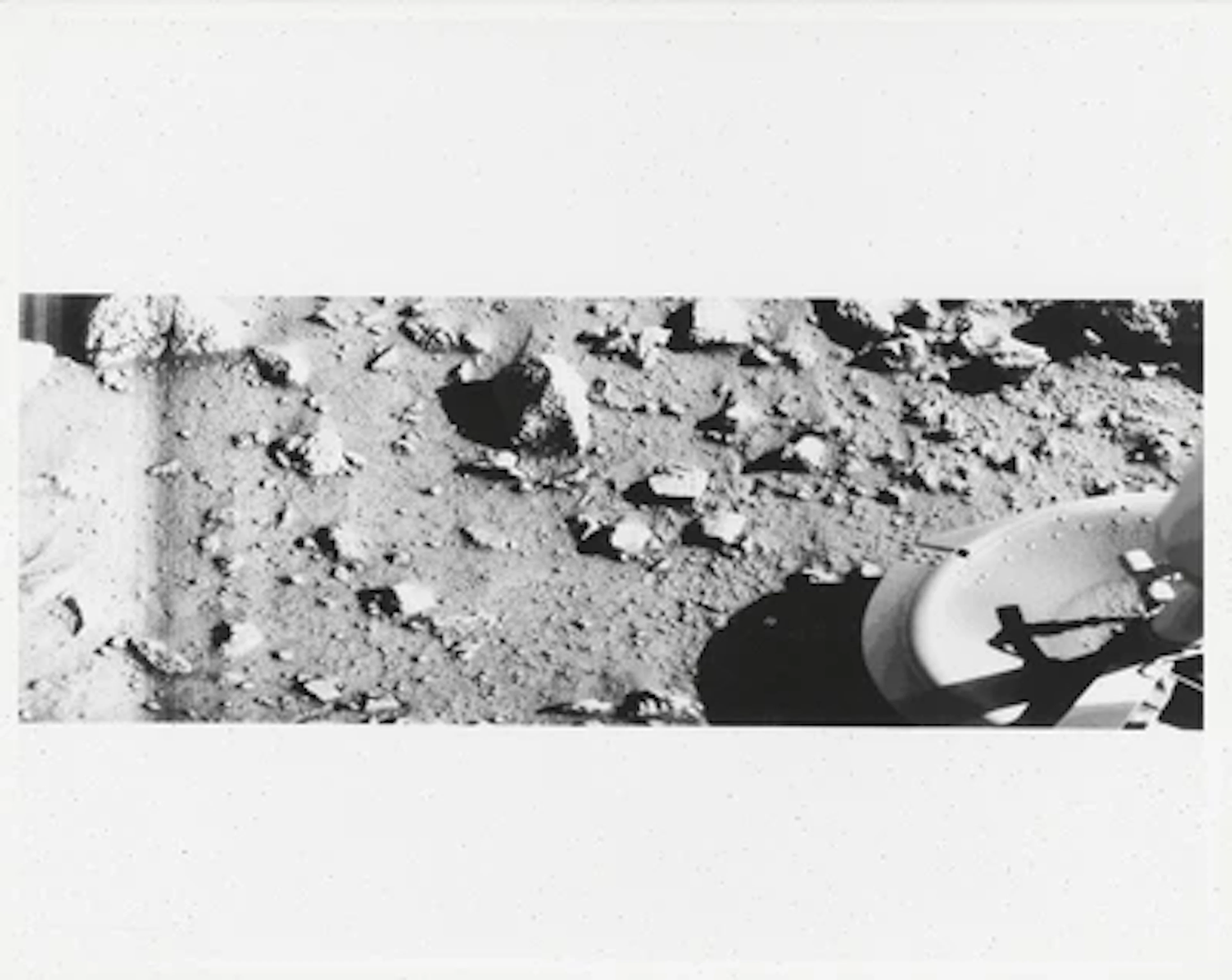 VIKING 1 - The First Photograph Ever Taken on the Surface of Mars