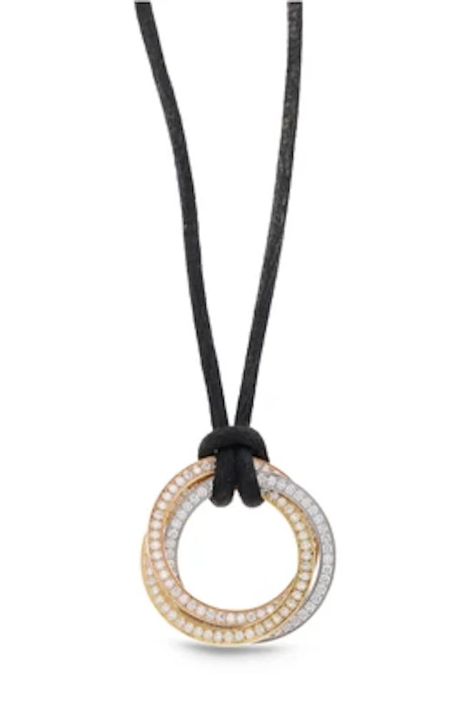 Cartier Trinity diamond necklace