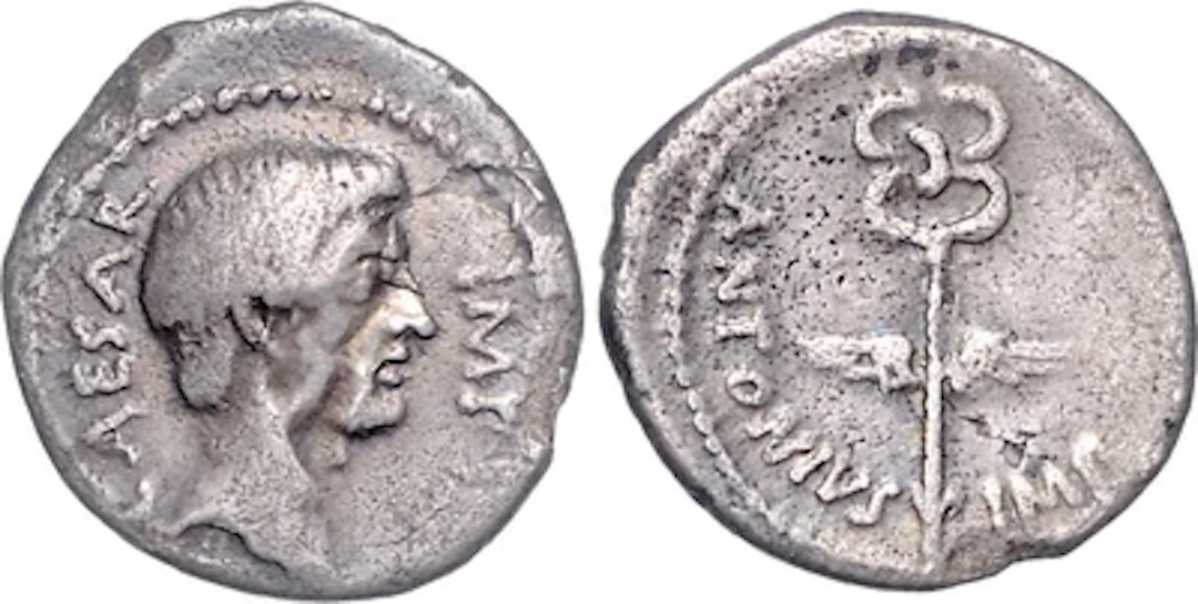 Octavianus mit Marcus Antonius
