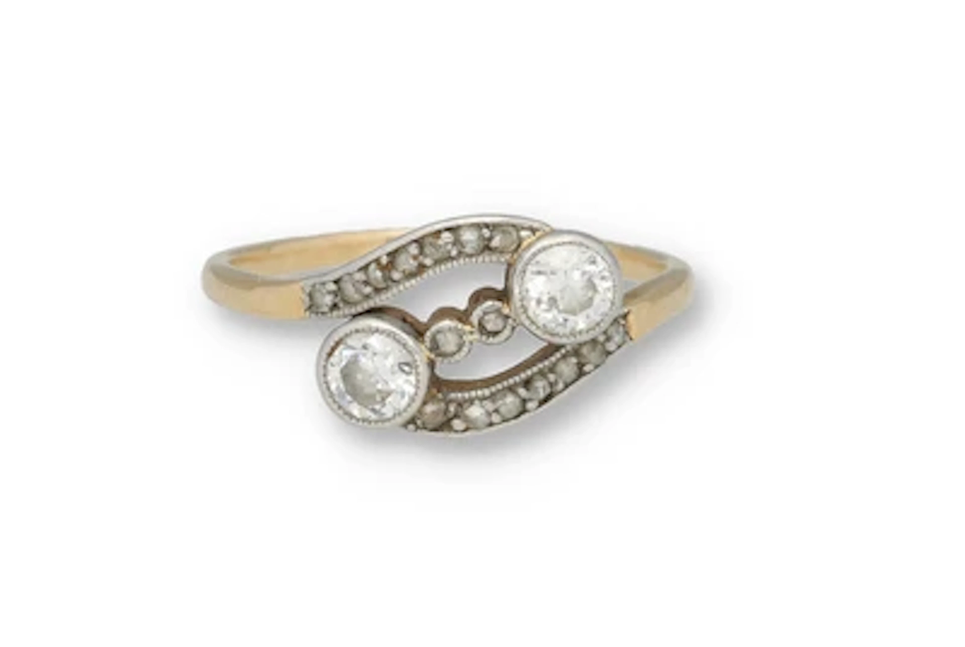 Diamantring zus. ca. 0,70 ct