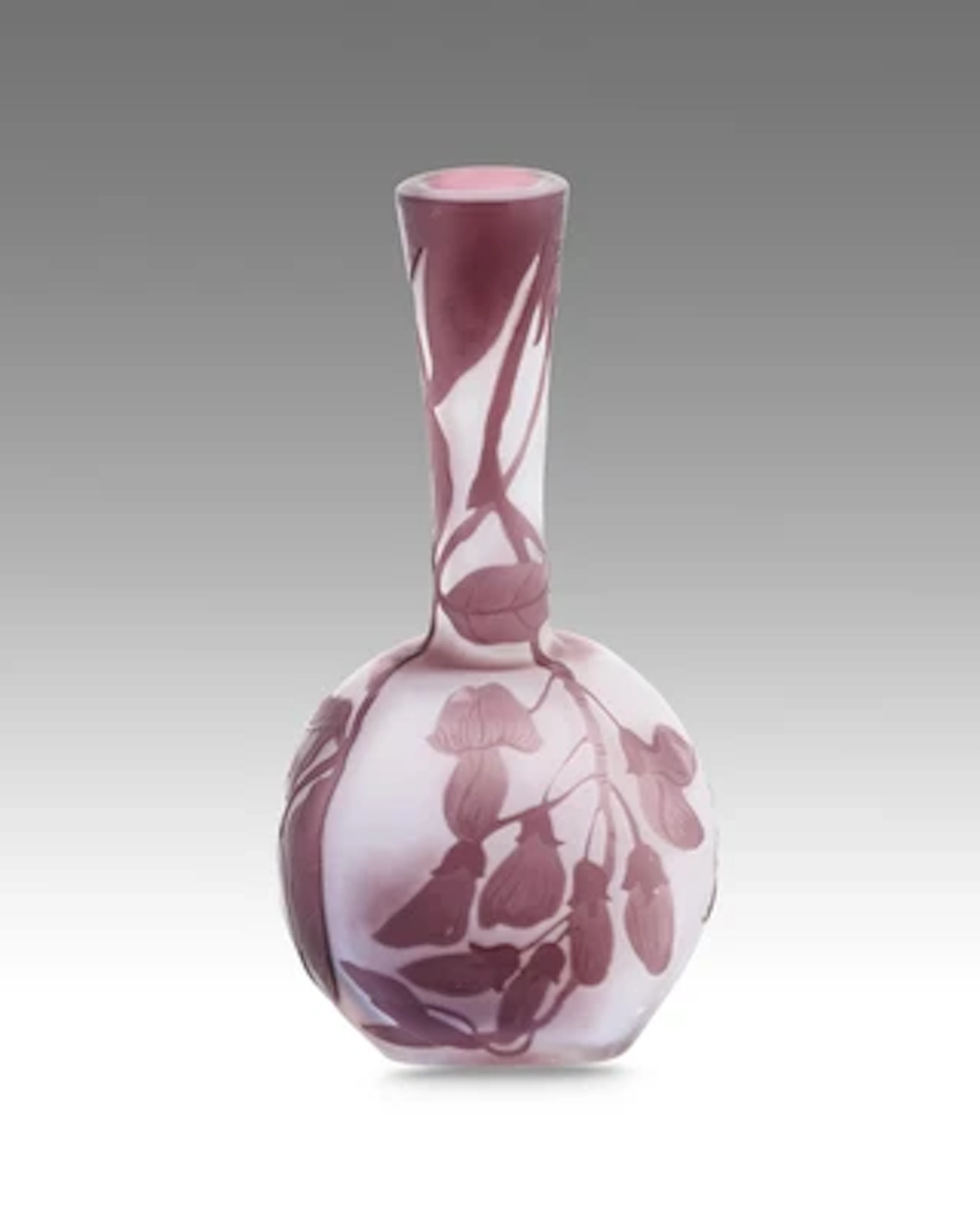 A vase "Glycines", Emile Gallé, Nancy, c. 1908-20