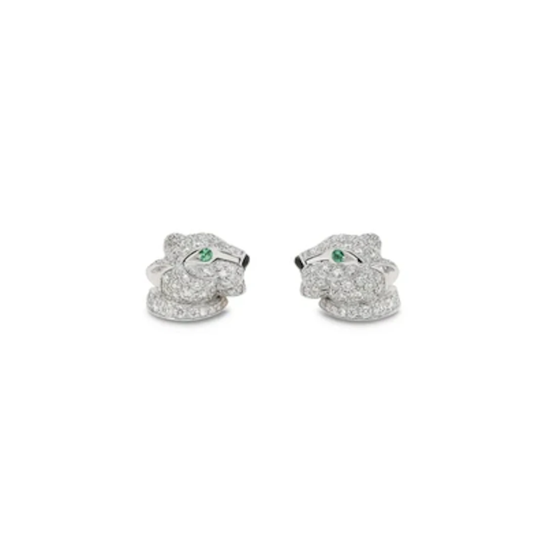 Cartier Panthère diamond stud earrings