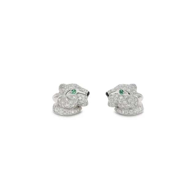 Cartier Panthère diamond stud earrings