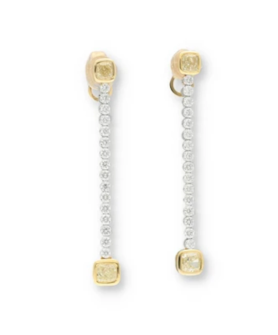 Brillant Ohrsteckgehänge zus. ca. 1,20 ct