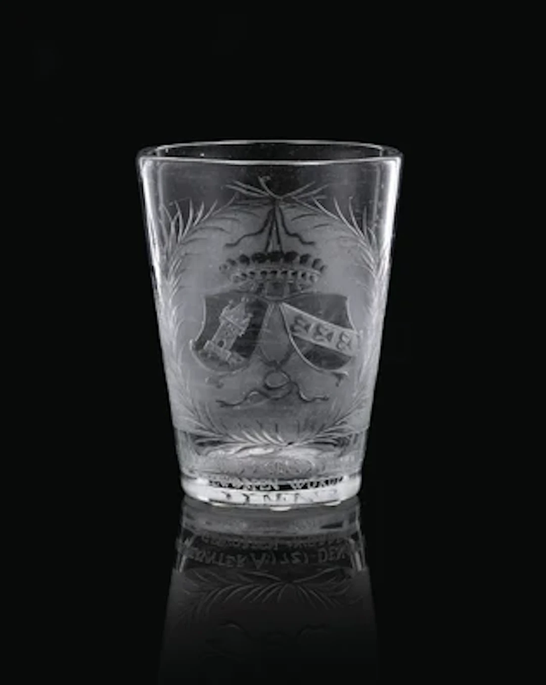 A Beaker with the Coats of Arms of Paulus X Harsdörffer von Fischbach