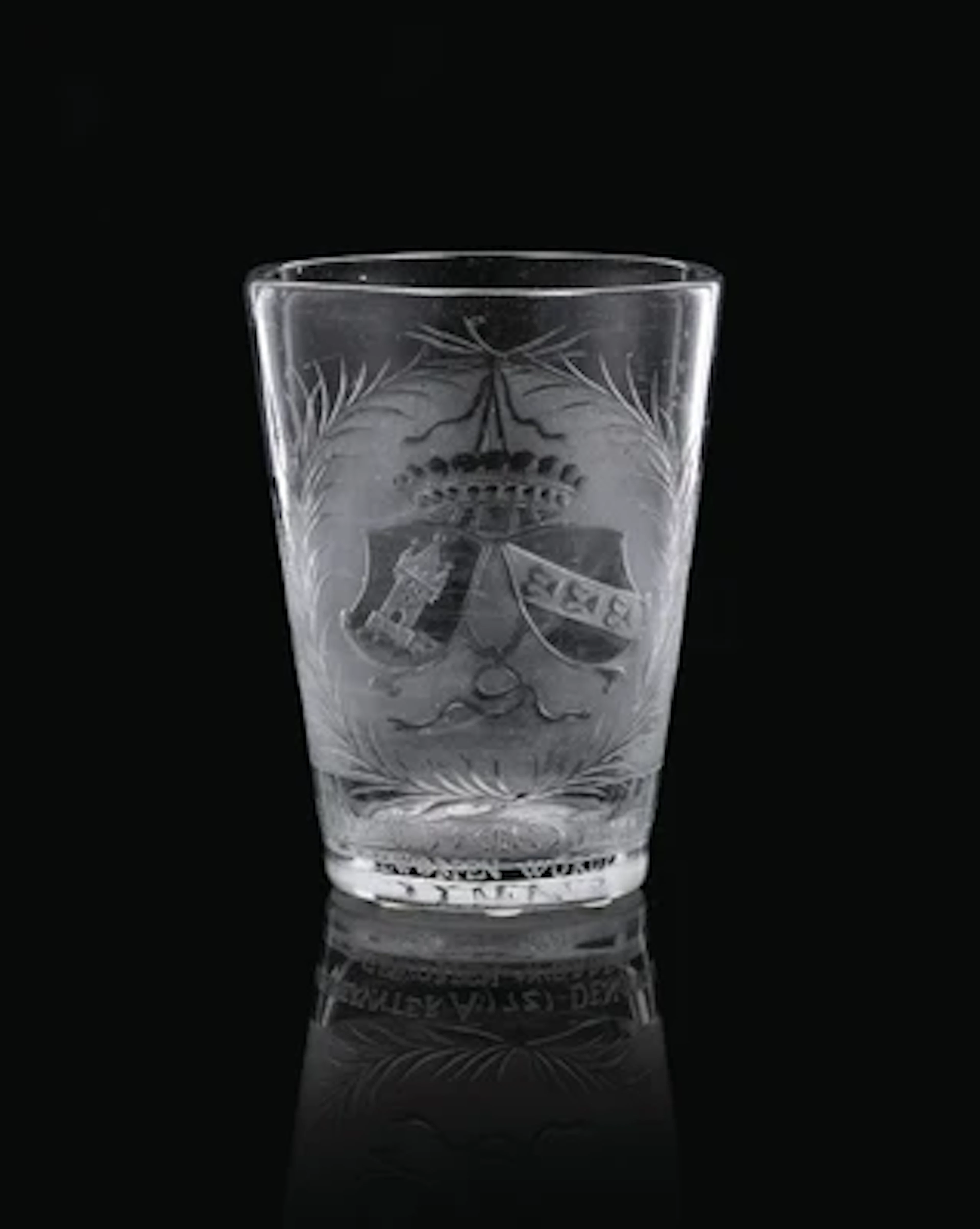 A Beaker with the Coats of Arms of Paulus X Harsdörffer von Fischbach