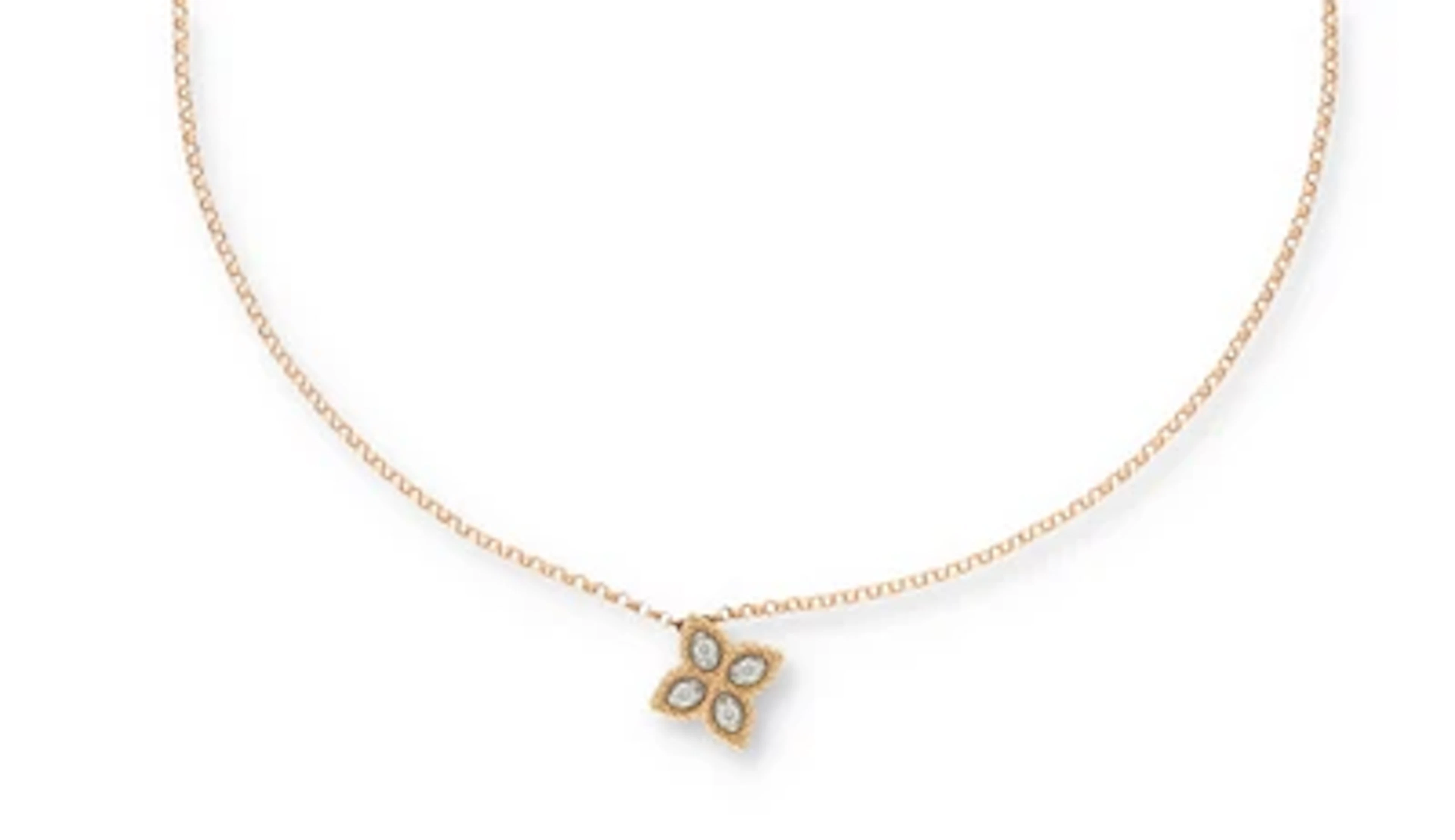 Roberto Coin Wüstenblume Brillant Collier