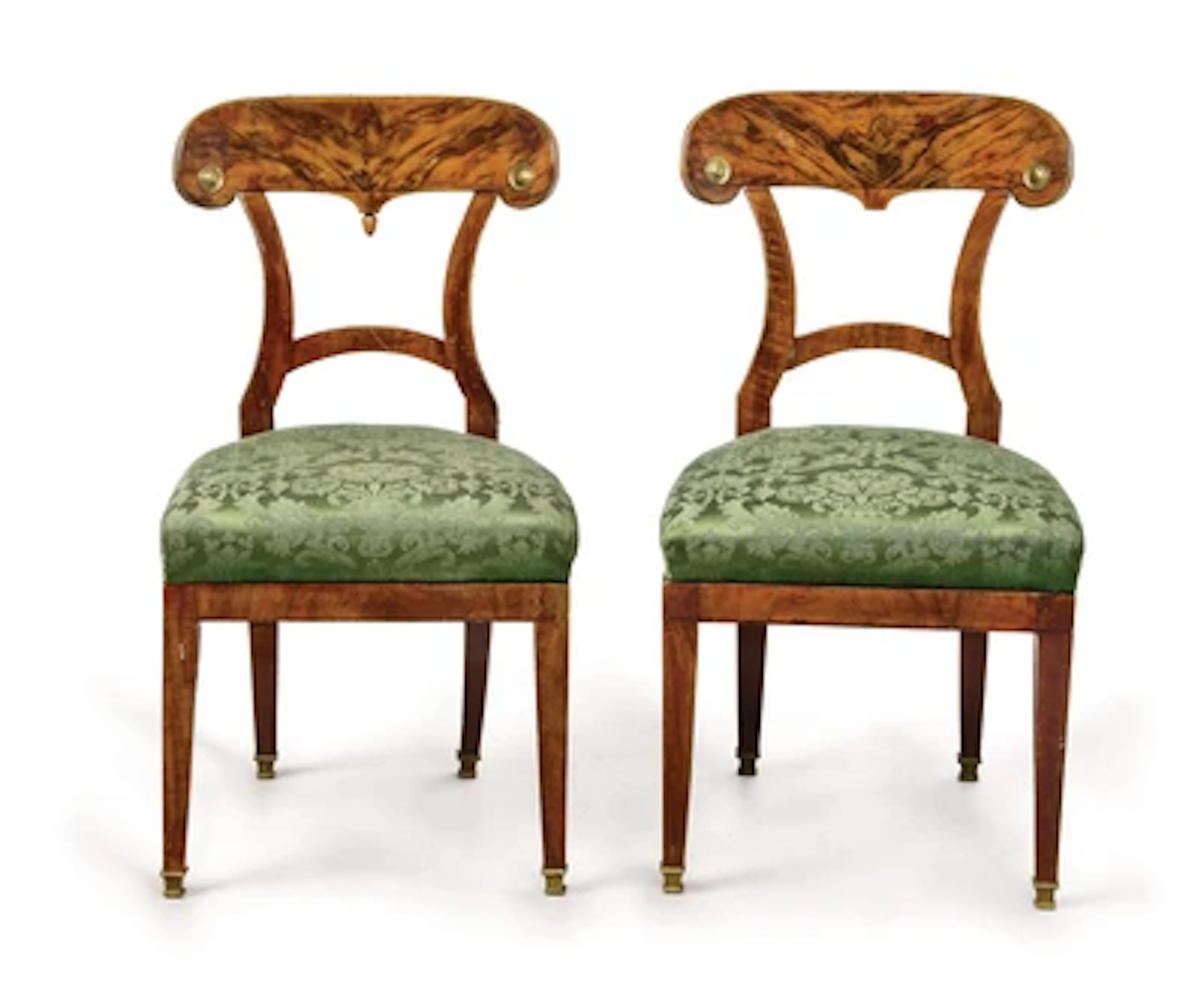 Paar Biedermeier Sessel
