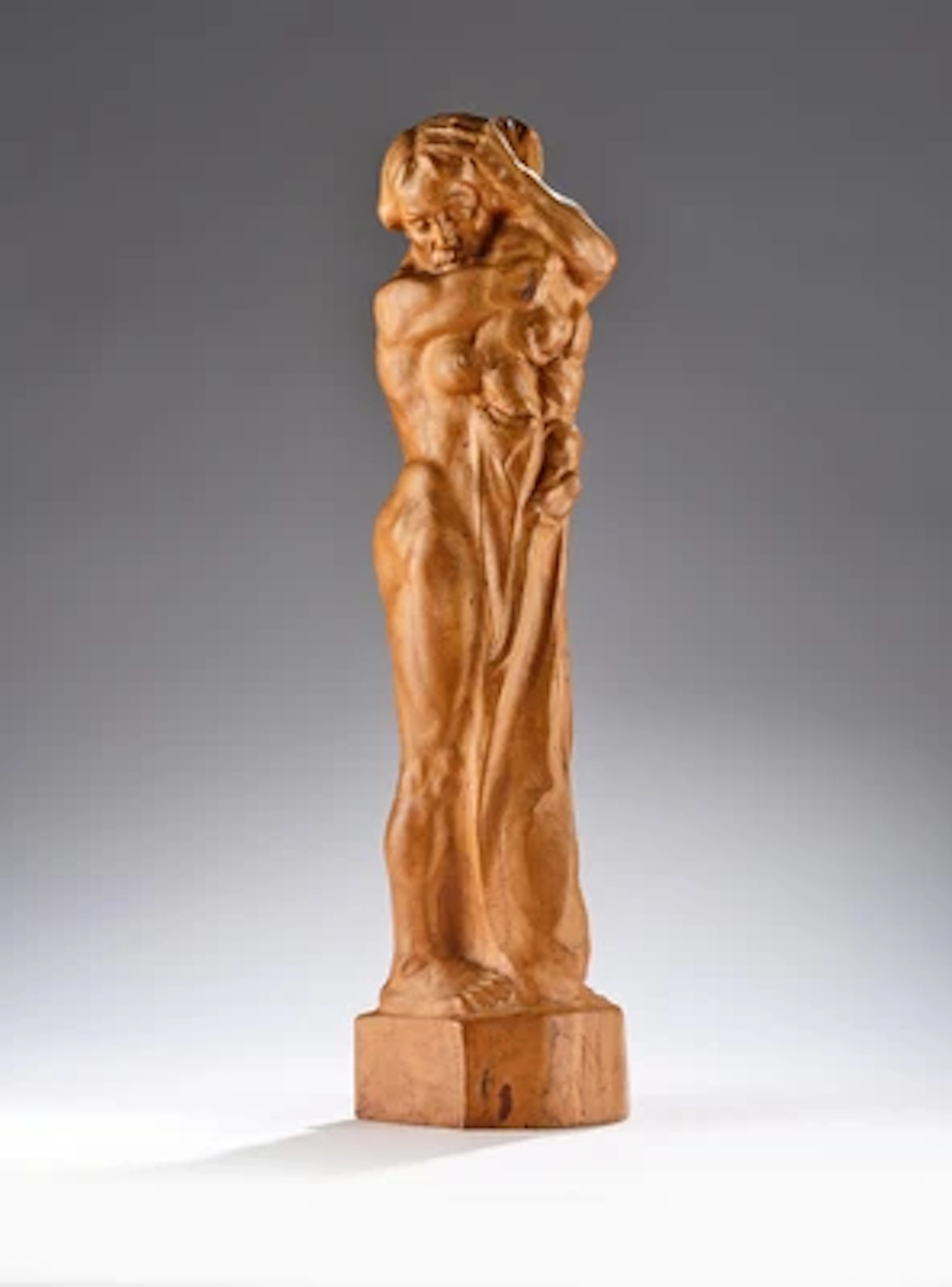 Ivan Napotnik (Zavodnje 1888-1960 Sostanj), Holzskulptur: Paar, Slowenien