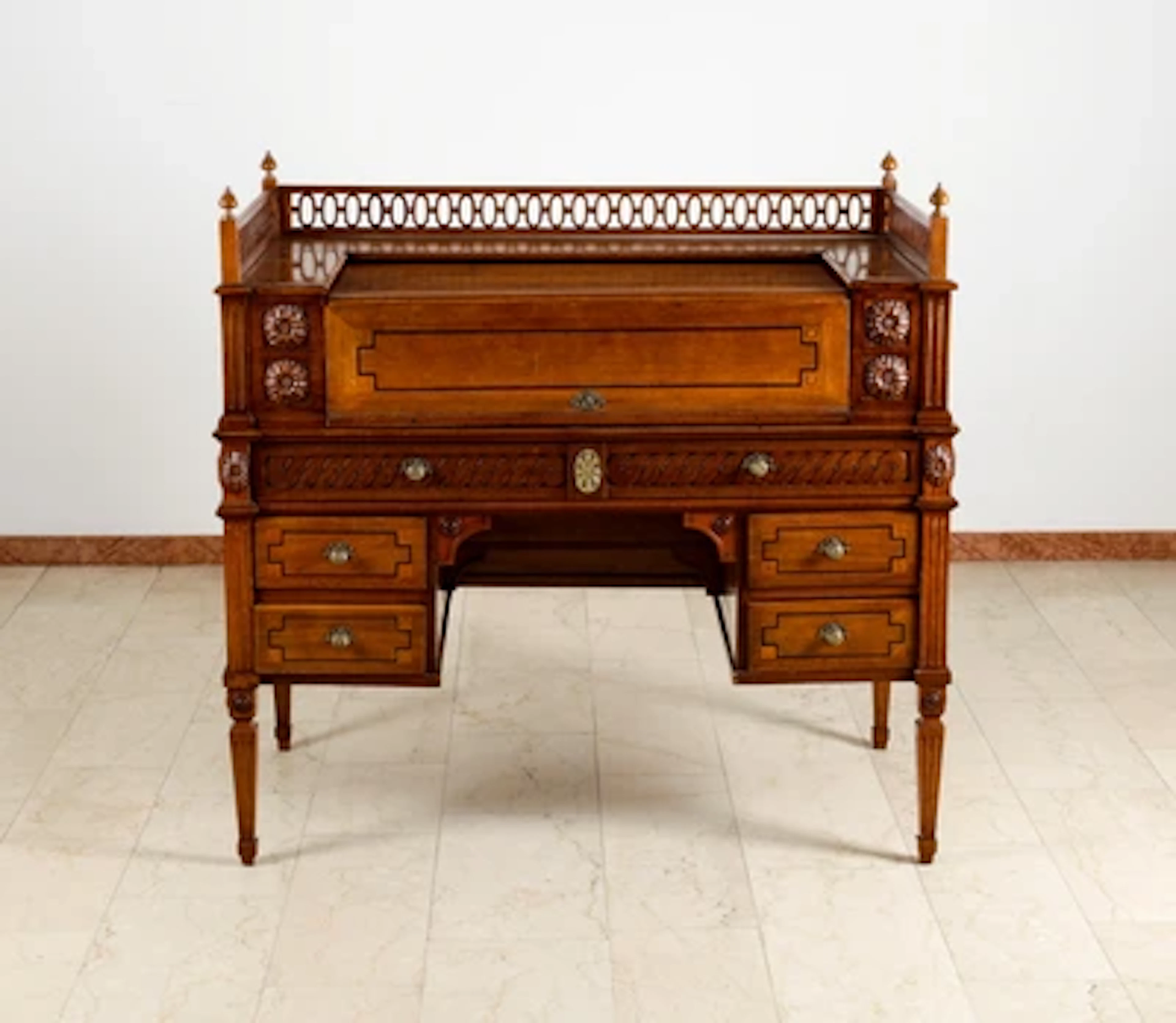 Josephinischer Rollbureau, Österreich, um 1780