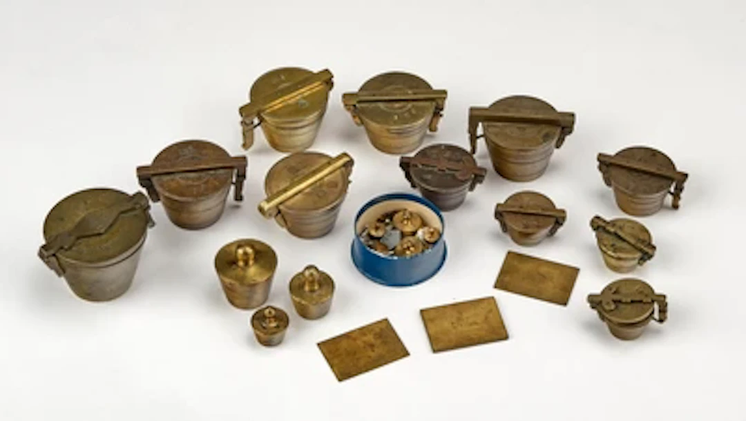 Sammlung Einsatzgewichte u. a.: