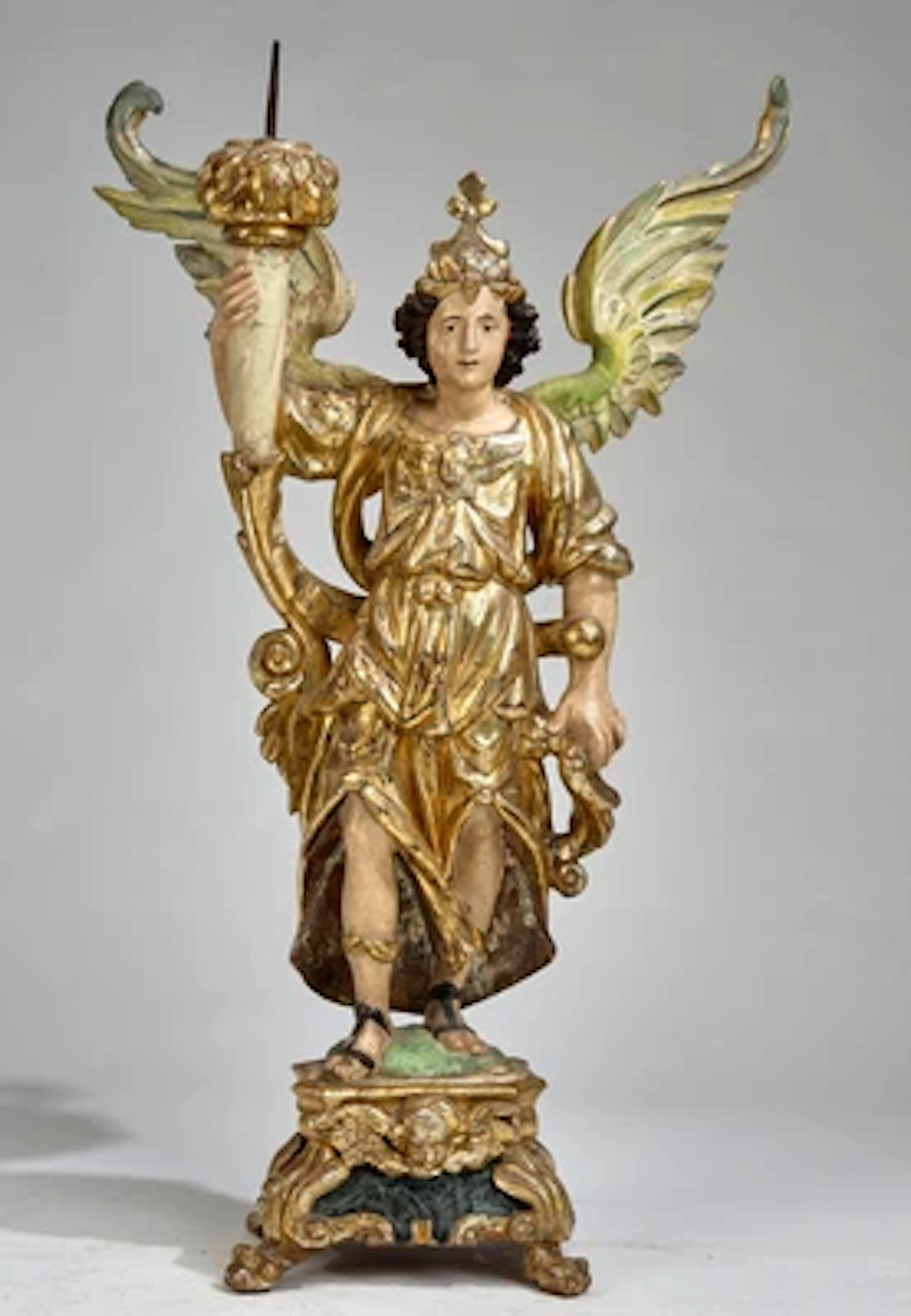 A Candle-Bearing Angel, 17th Century