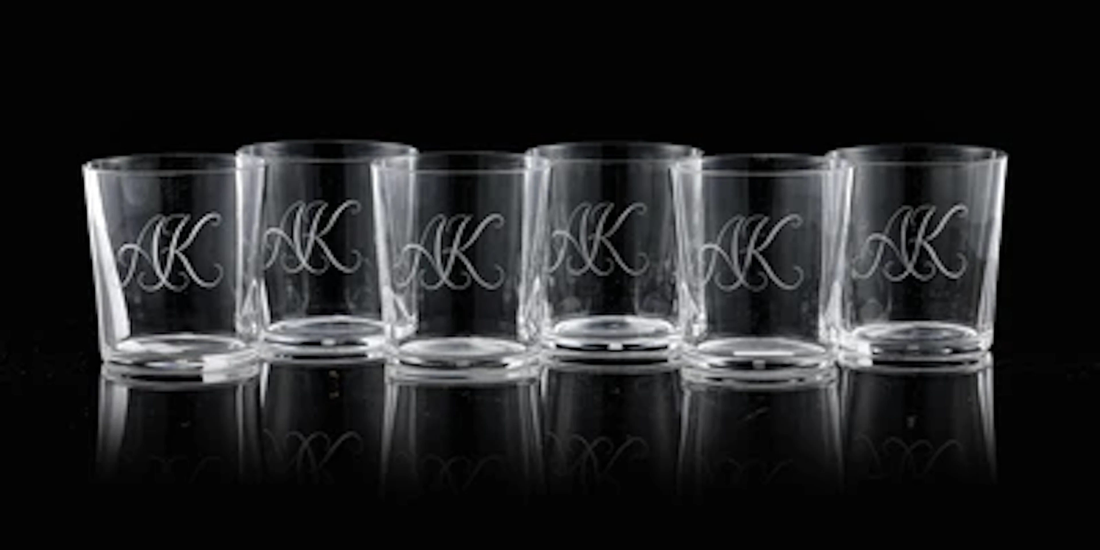 Oswald Haerdtl, six water glasses from drinking service no. 257 'Commodore'