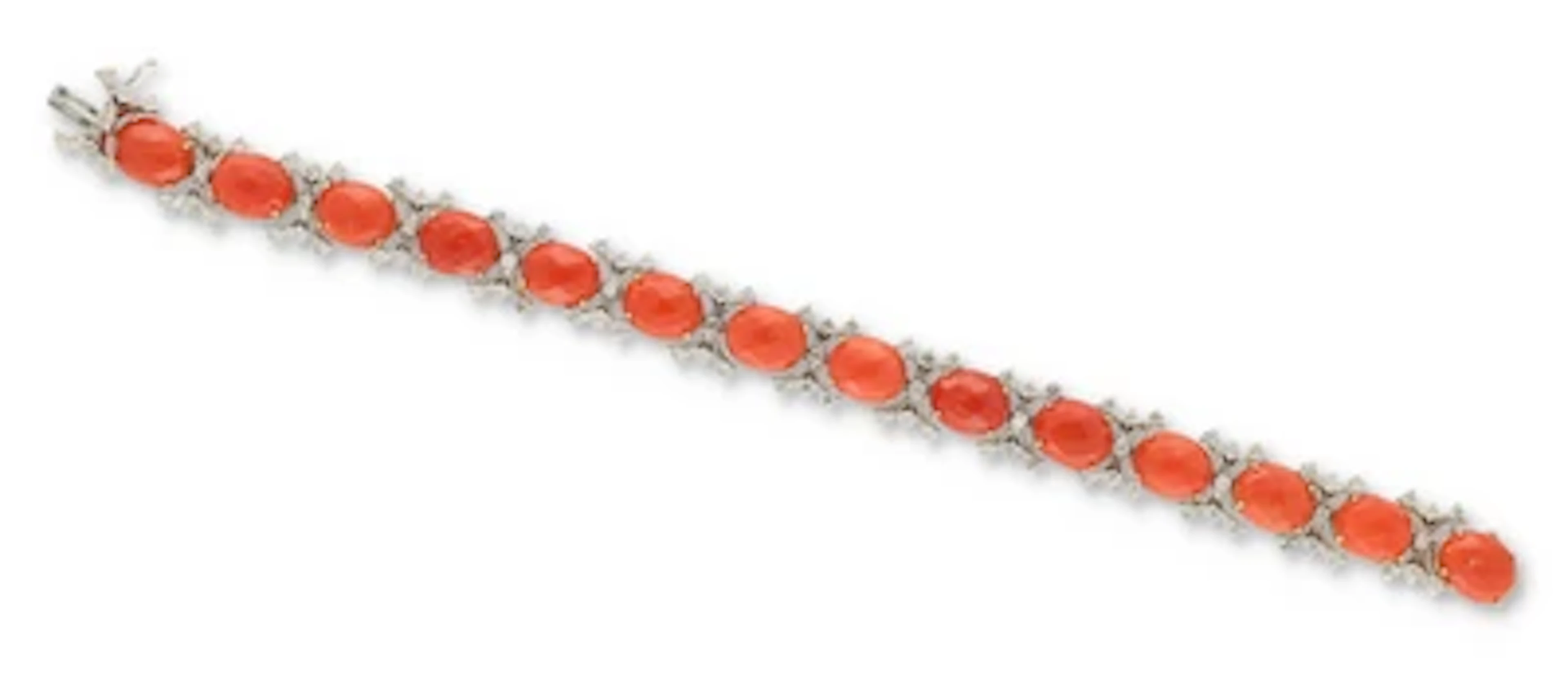 Brillant Korallen Armband