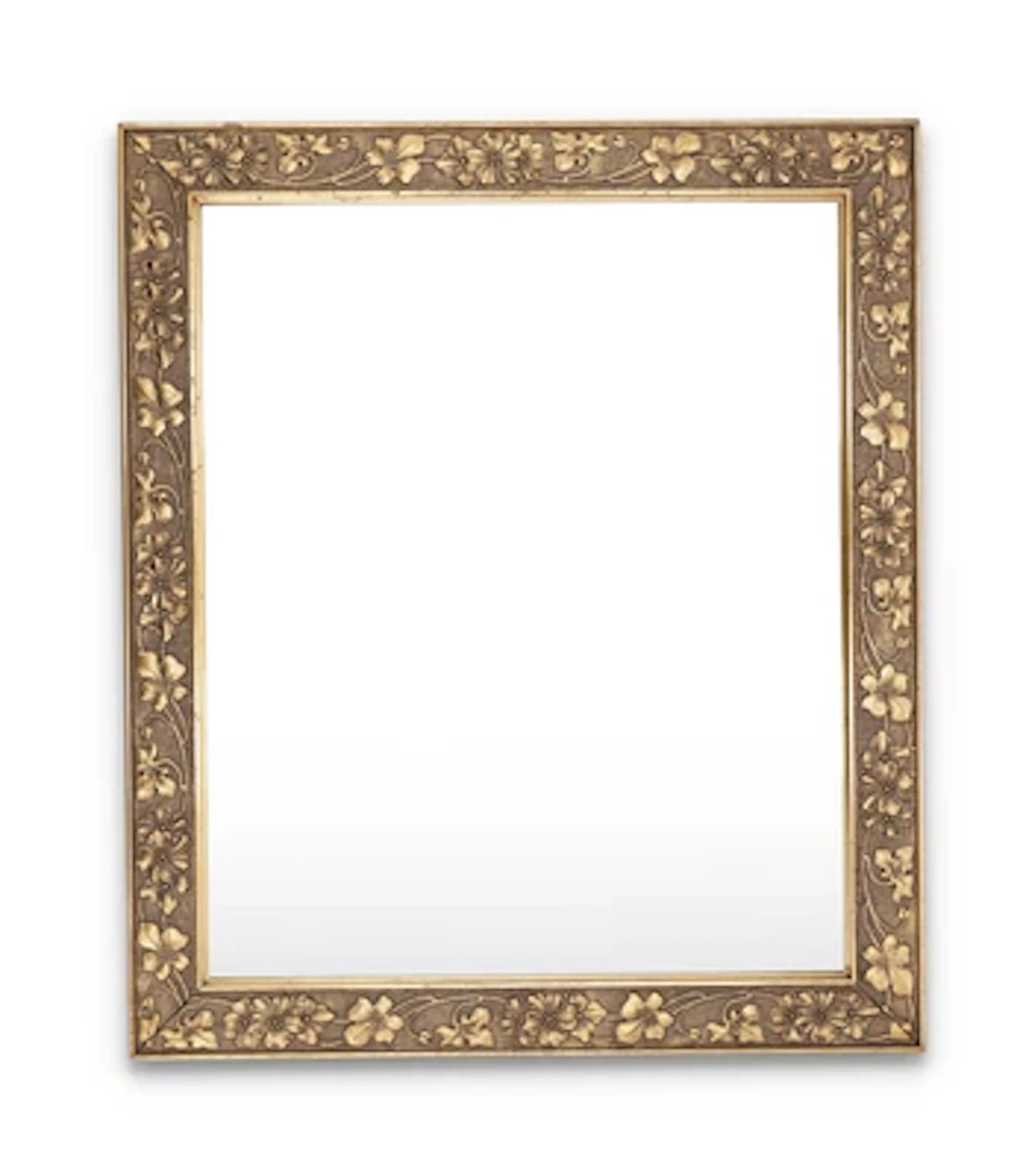 Spiegelrahmen mit stilisiertem Floraldekor, Entwurf: um 1900/15