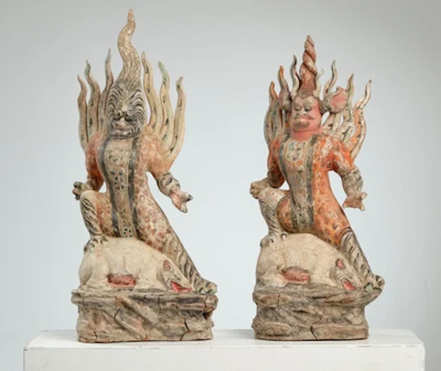 Zwei Erdgeister, China, Tang Dynastie