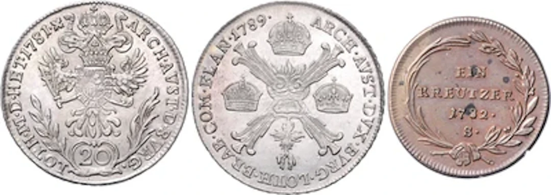 Josef II.- Münzstätten Kremnitz, Schmöllnitz und Nagybanya
