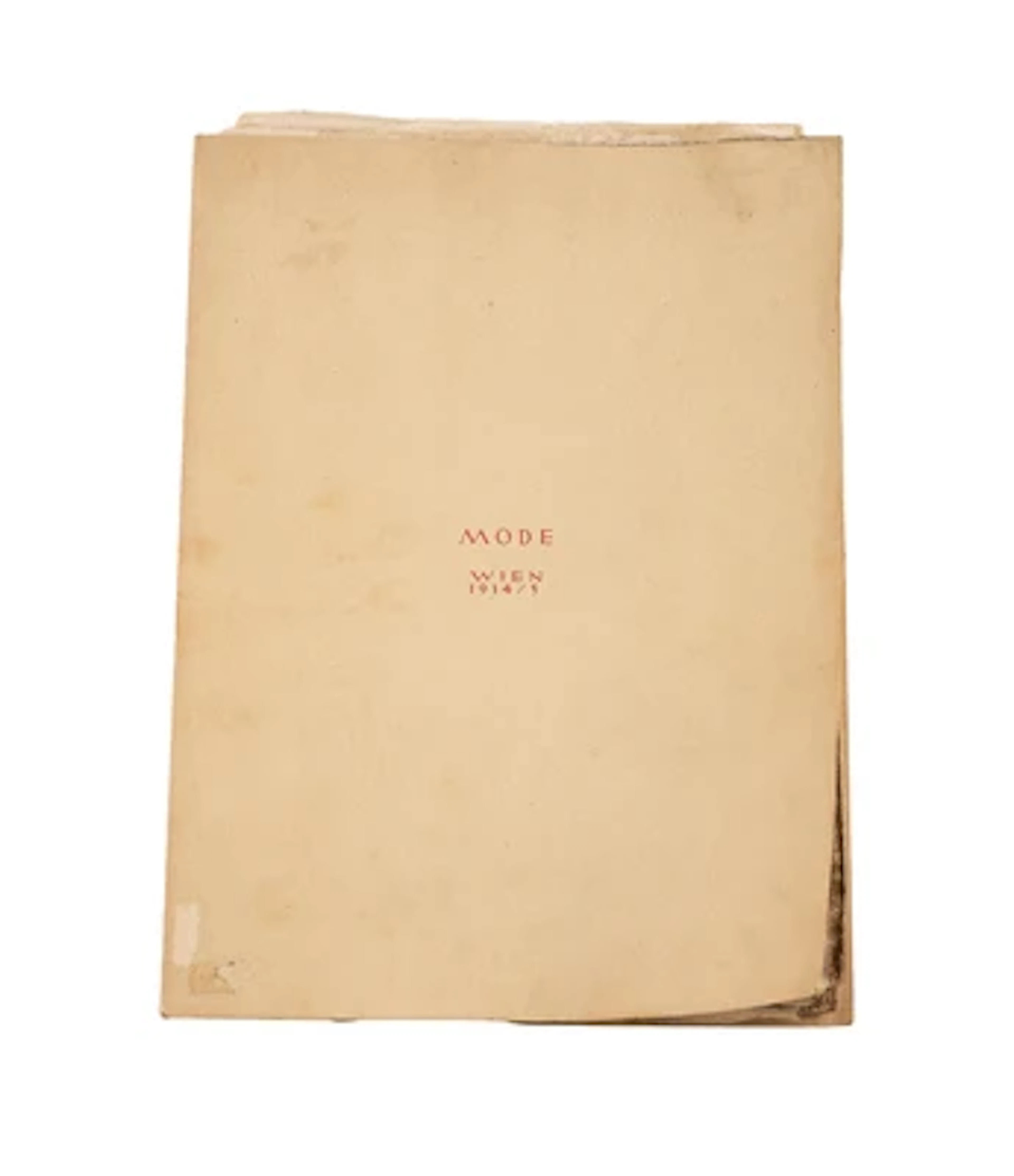 A portfolio: Mode Wien 1914/5, with sheets by, amongst others, Dagobert