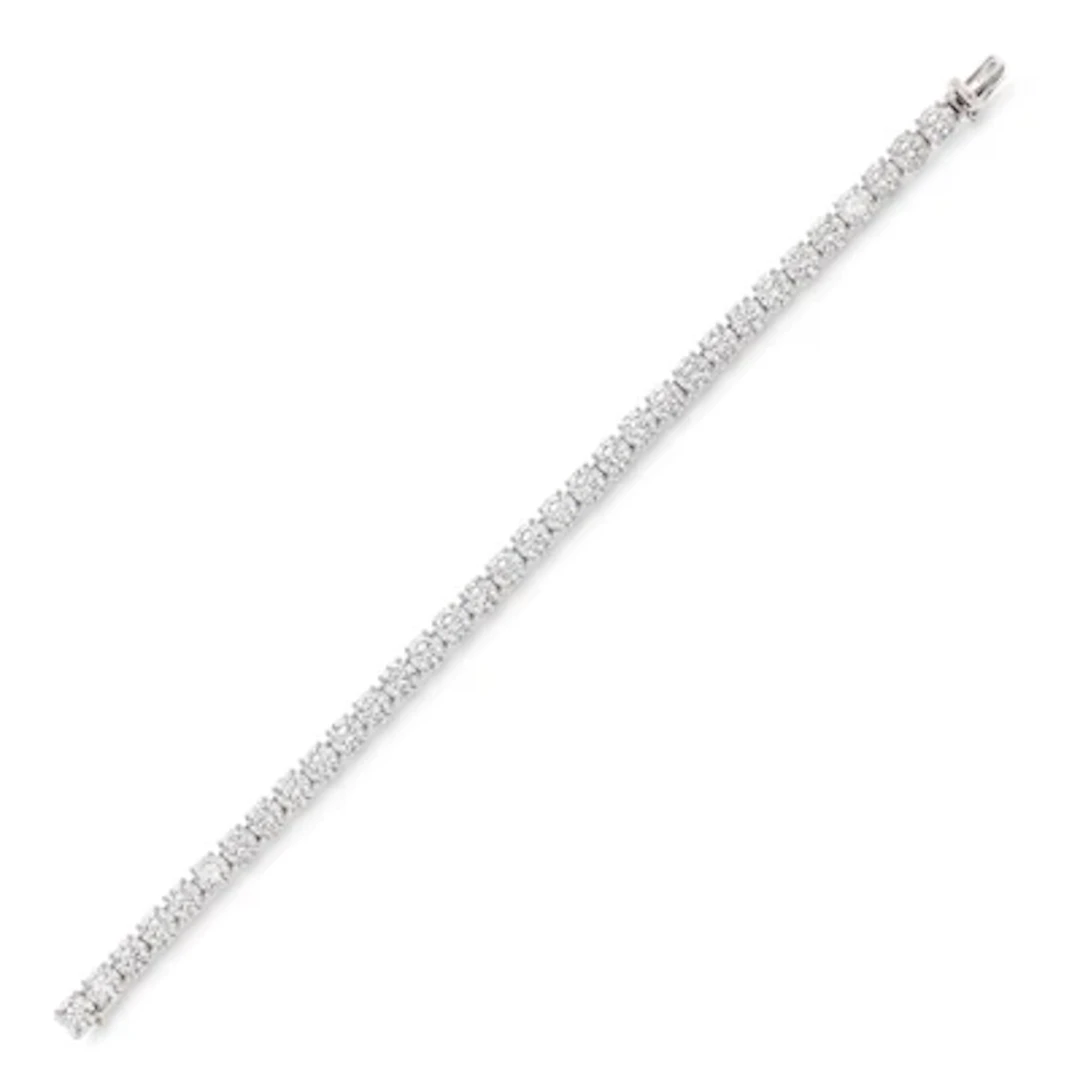 Cartier diamond rivière bracelet approx. 14.00 ct in total