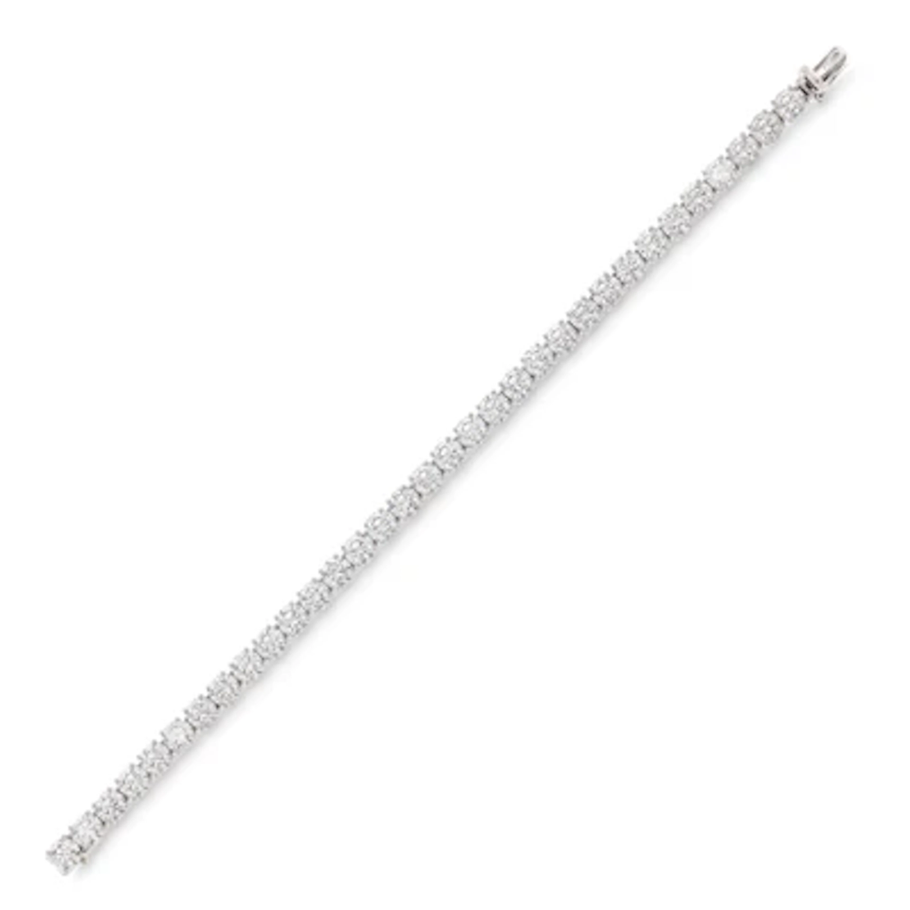 Cartier diamond rivière bracelet approx. 14.00 ct in total