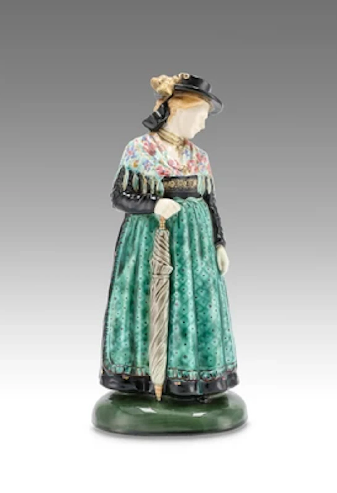 A traditional-costume figure 'Salzburgerin', model number 124, Gmundner