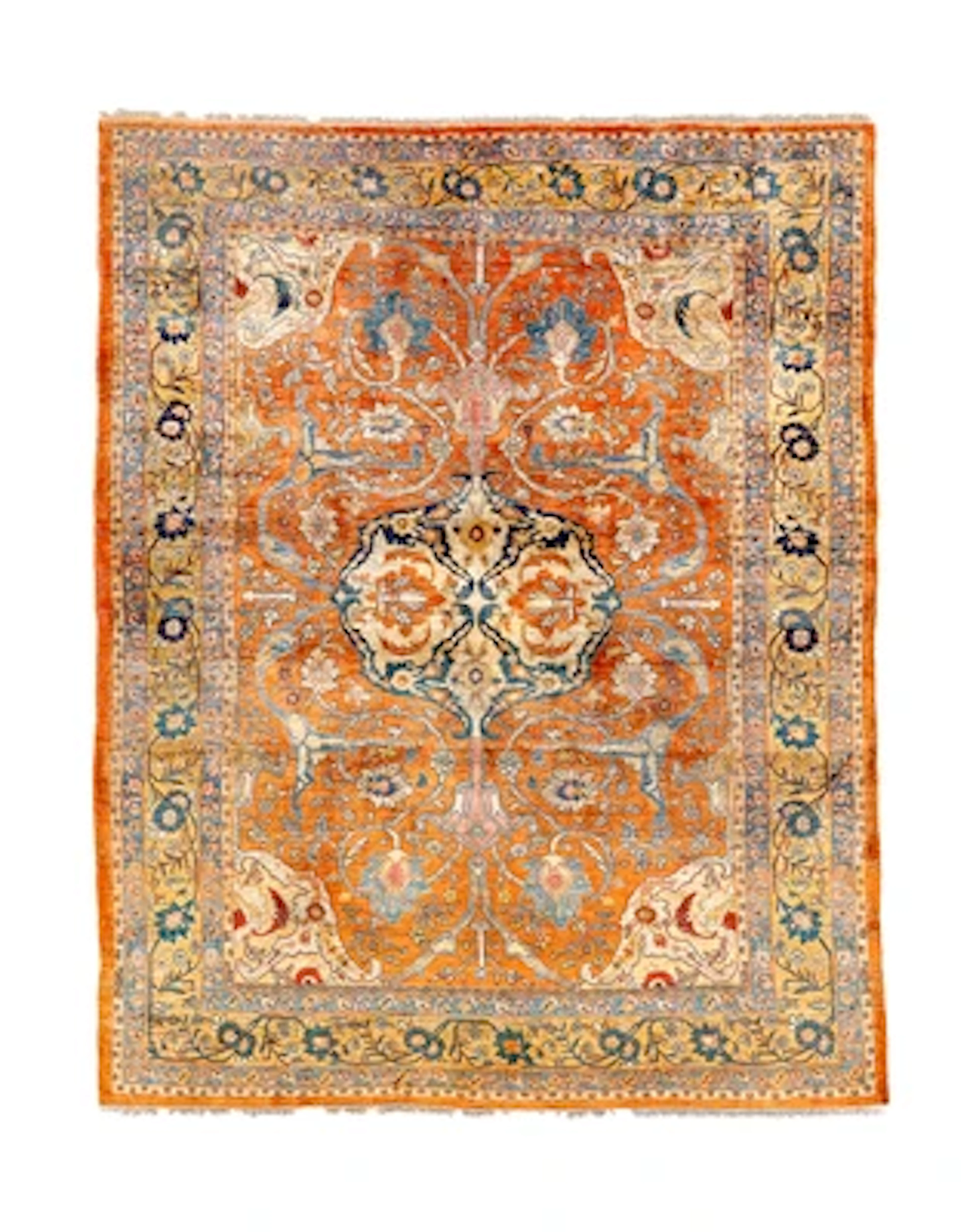 Heriz Silk, Iran, c. 168 x 133 cm