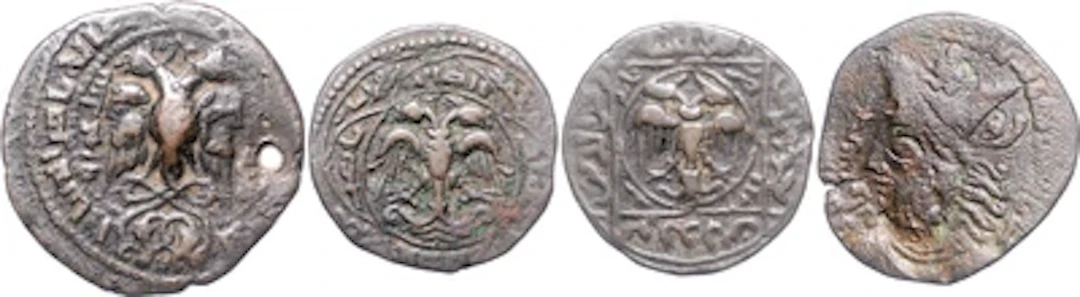 Artuqiden von Amid und Kaifa- AE Dirhams