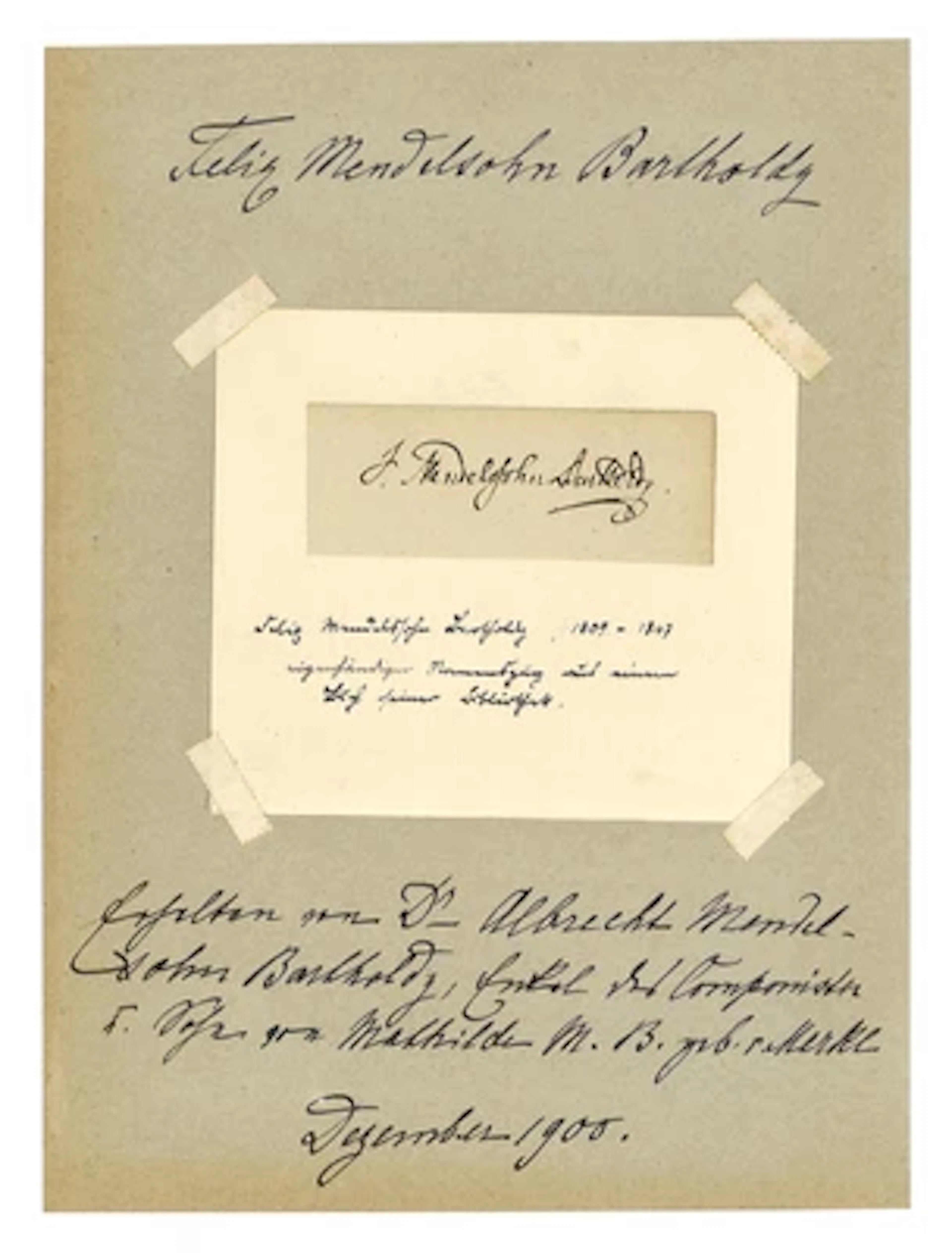 Mendelssohn-Batholdy, Felix,