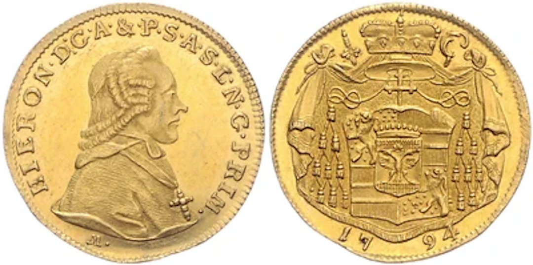 Hieronymus v. Colloredo 1772-1803 GOLD