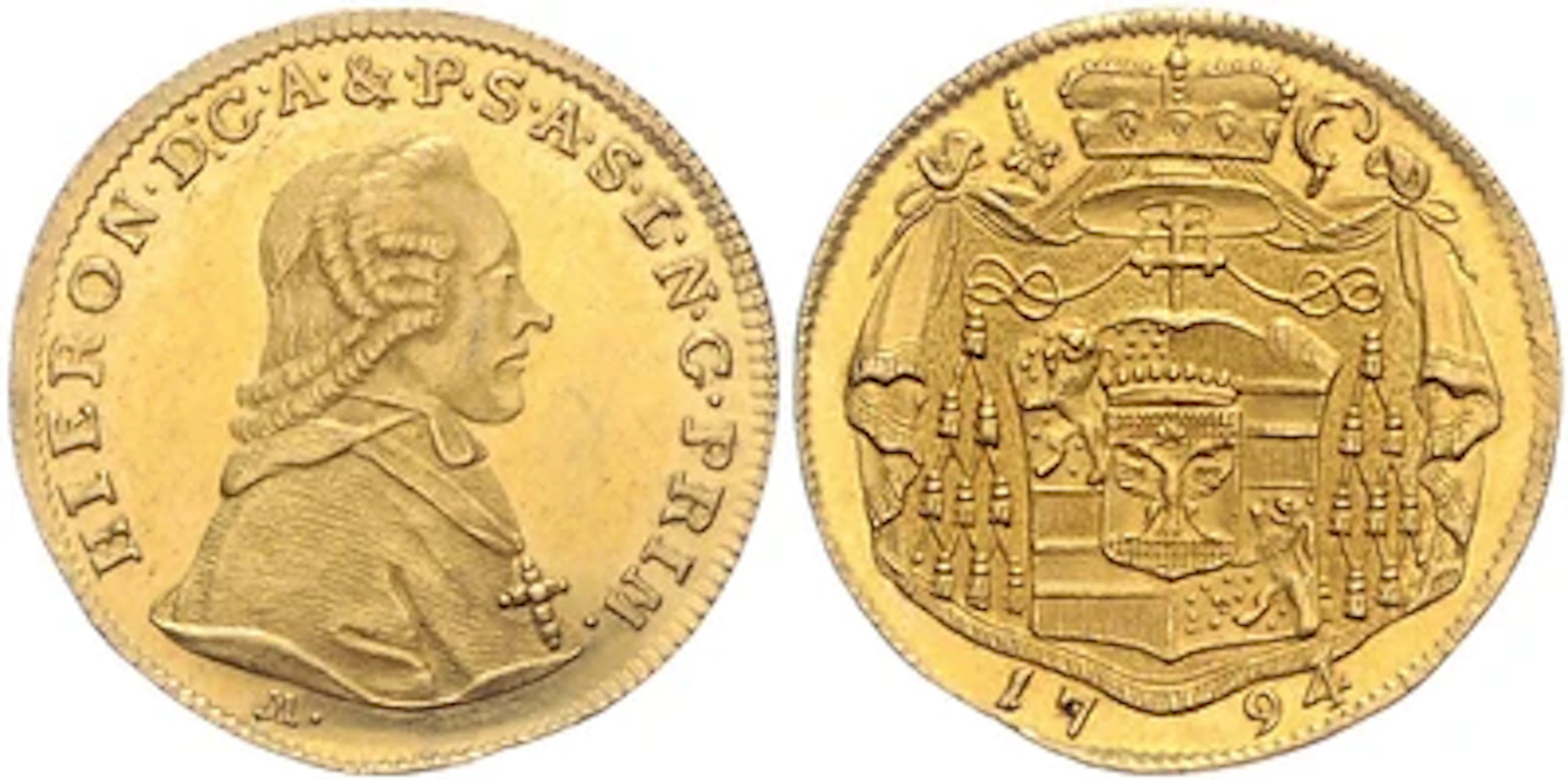 Hieronymus v. Colloredo 1772-1803 GOLD