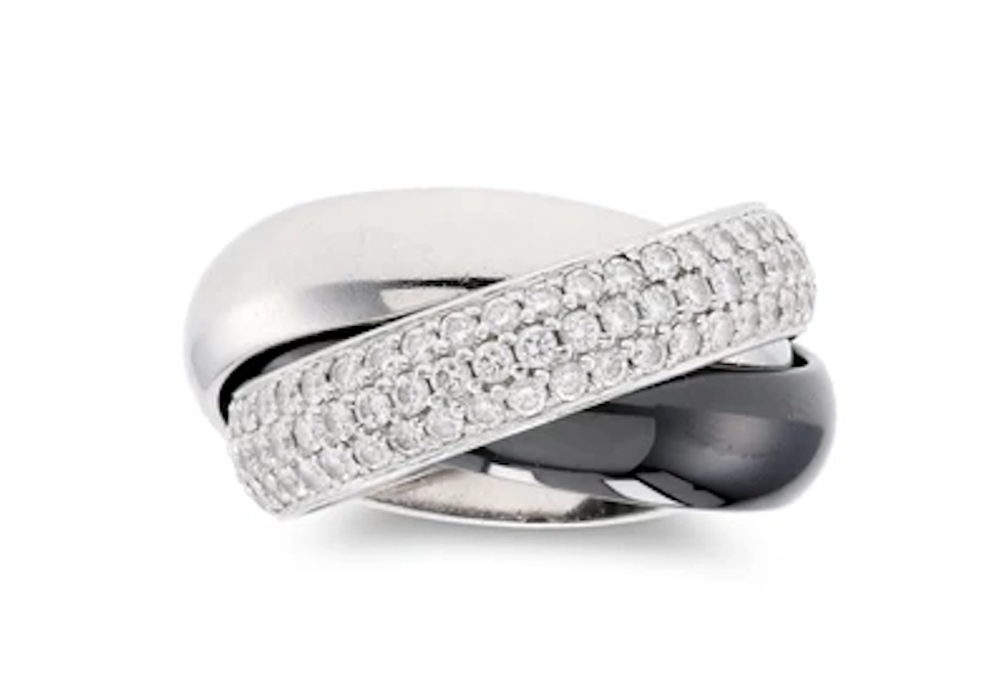 Cartier Trinity diamond ring