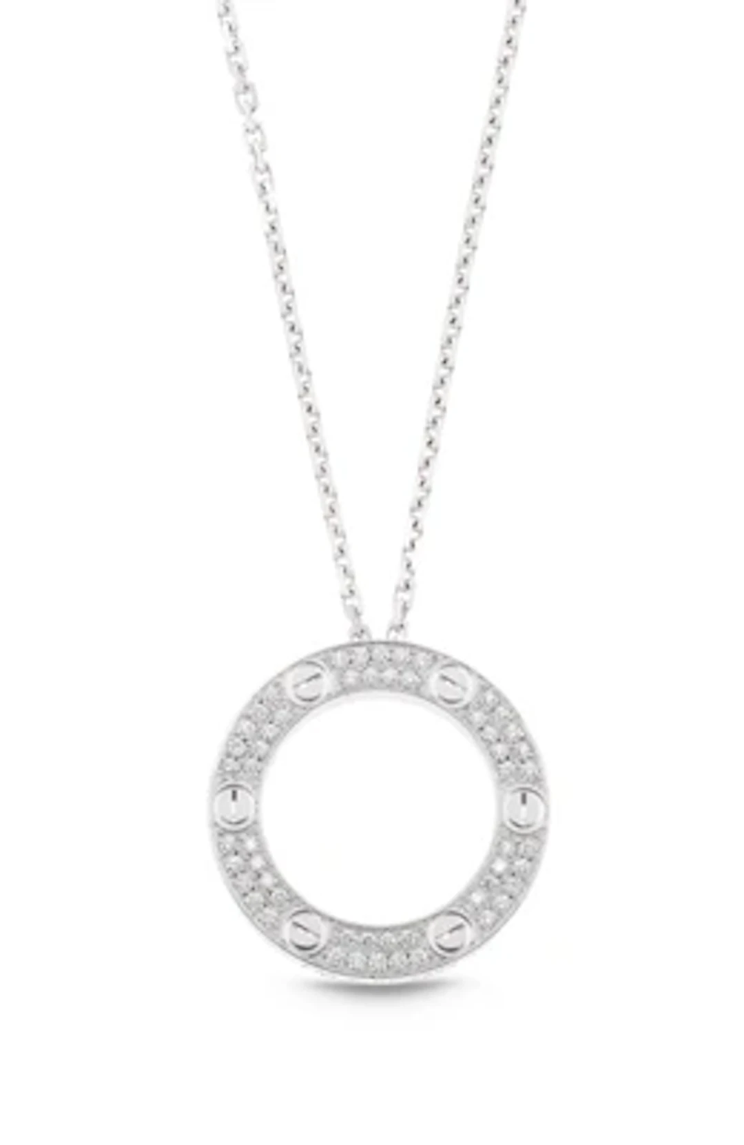 Cartier Circle of Love diamond necklace