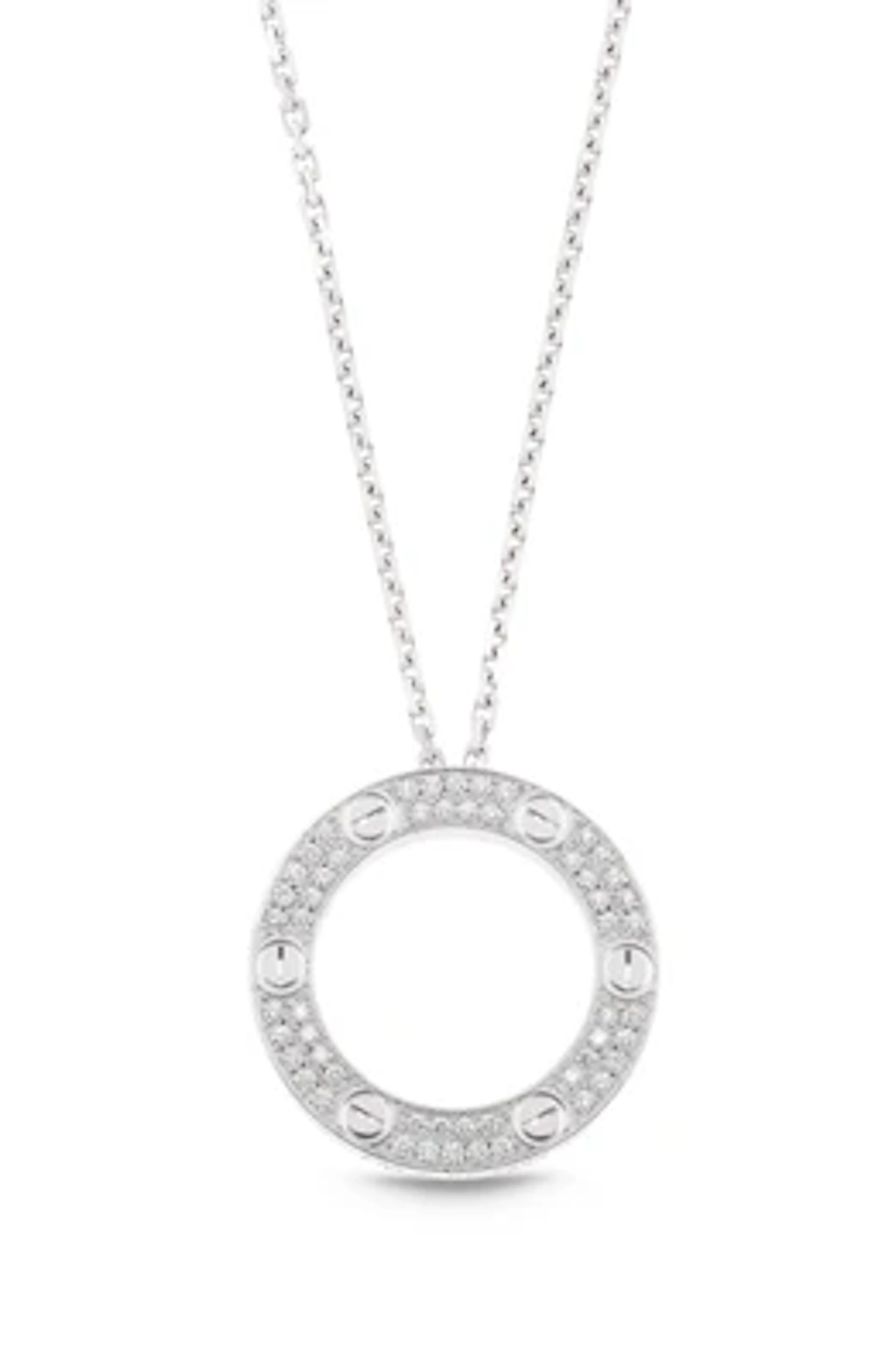 Cartier Circle of Love diamond necklace
