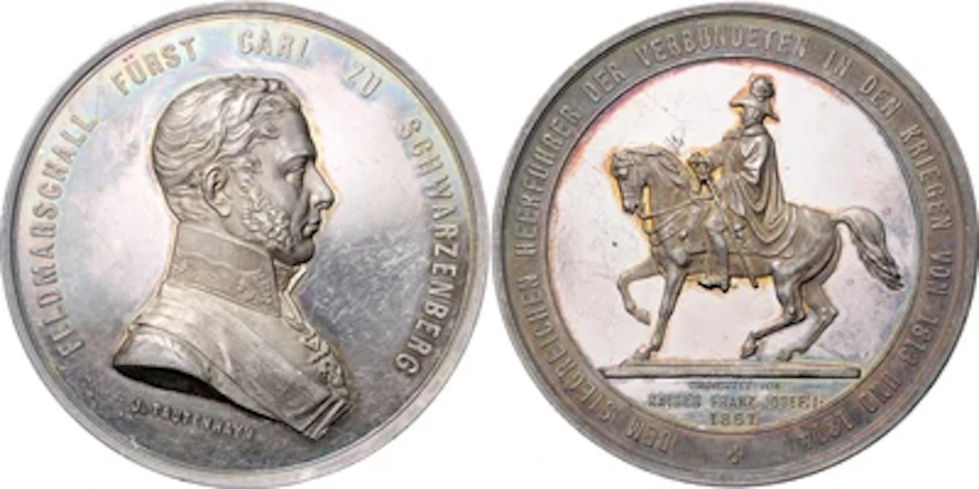 Enthüllung des Denkmals für Feldmarschall Karl Fürst Schwarzenberg