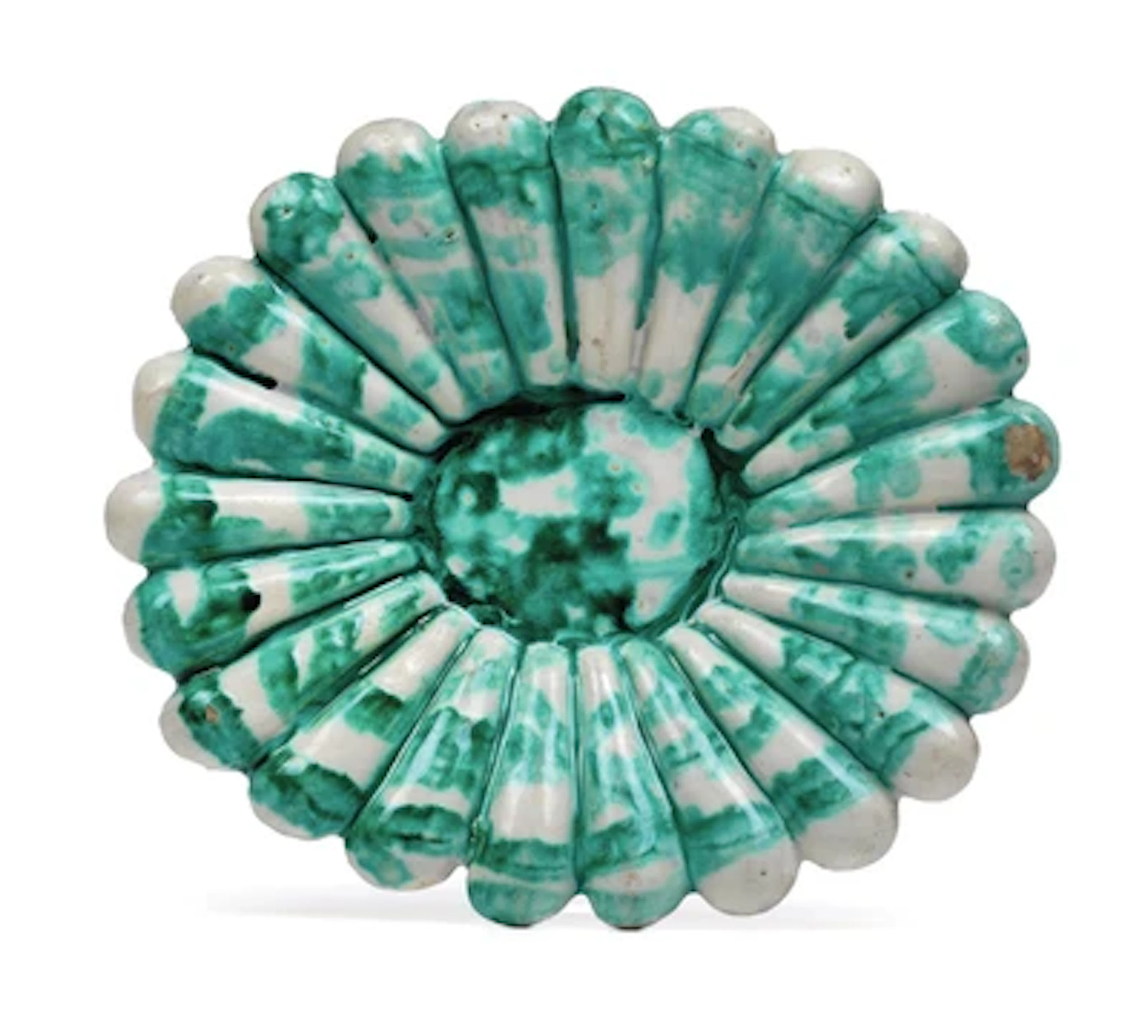 A Fan-Shaped Dish, Gmunden, c. 1700