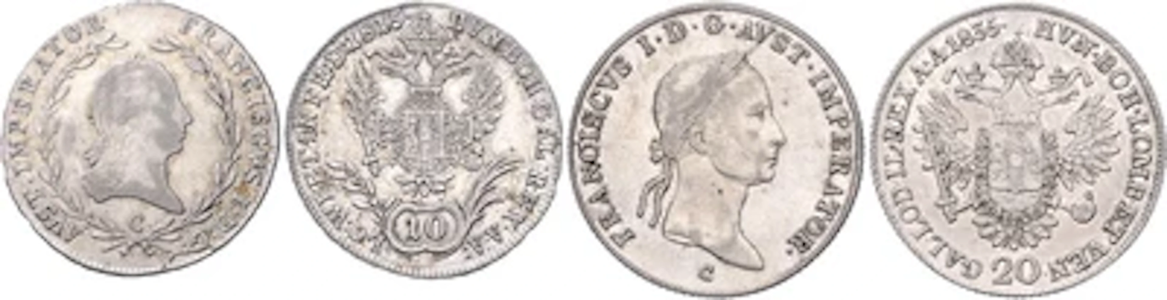 Franz II./I.- 20 Kreuzer Münzstätte Prag