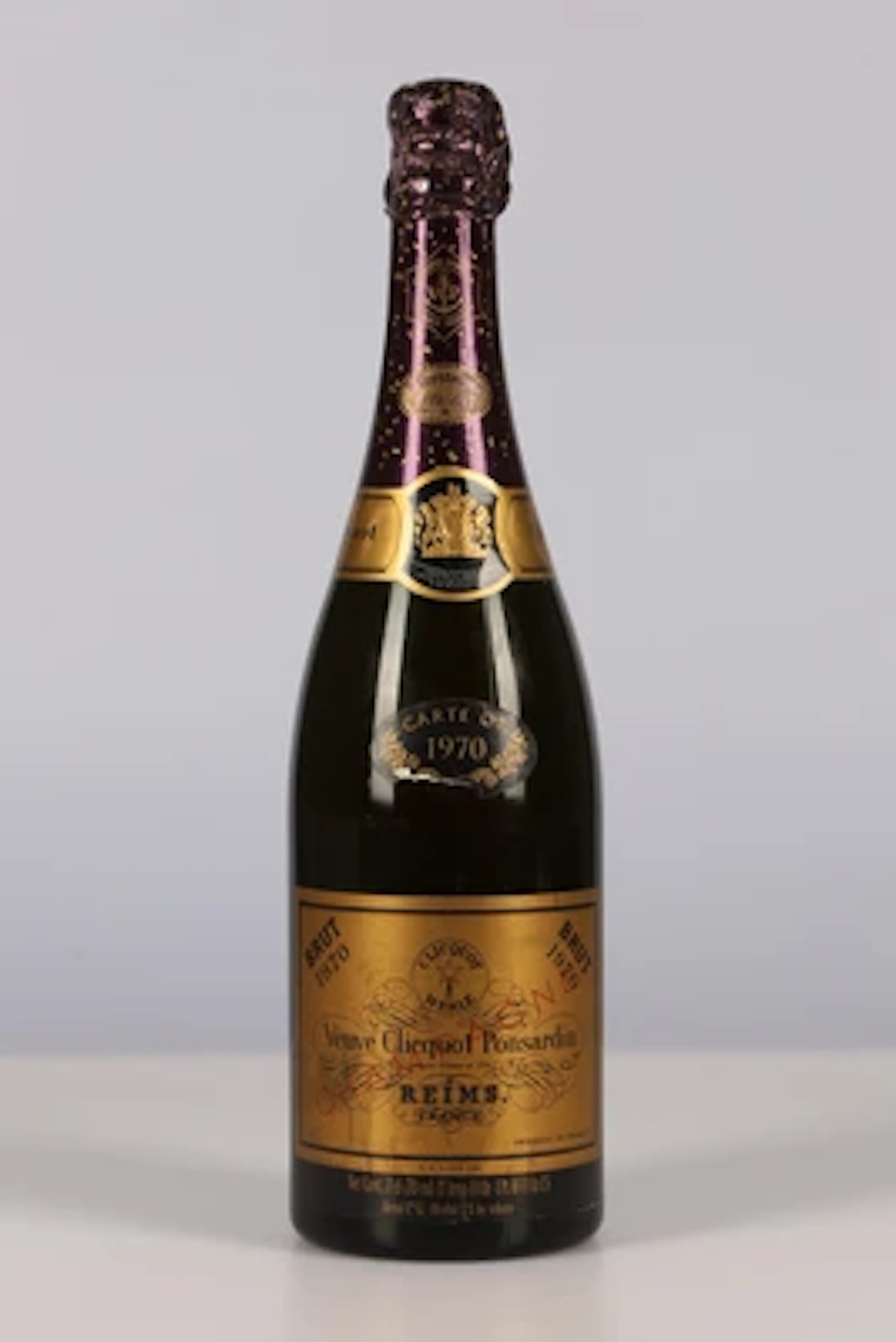 1970 Champagne Veuve Clicquot Ponsardin Vintage Carte Or Brut AOC, Champagne Veuve Clicquot, Champagne, 95 Cellar Tracker-Punkte