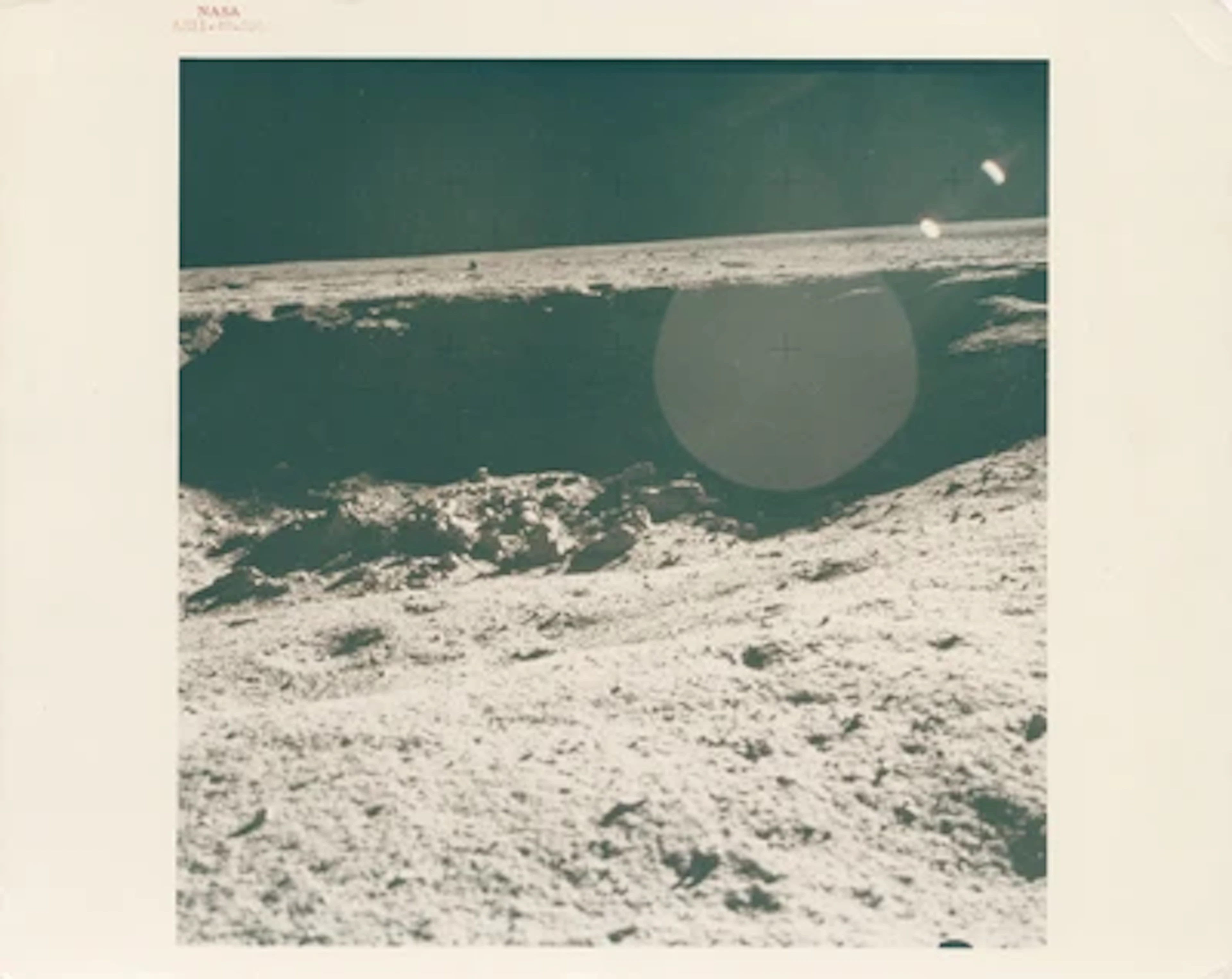 APOLLO 11 - Little West Crater: The Farthest Point Reached by Neil Armstrong