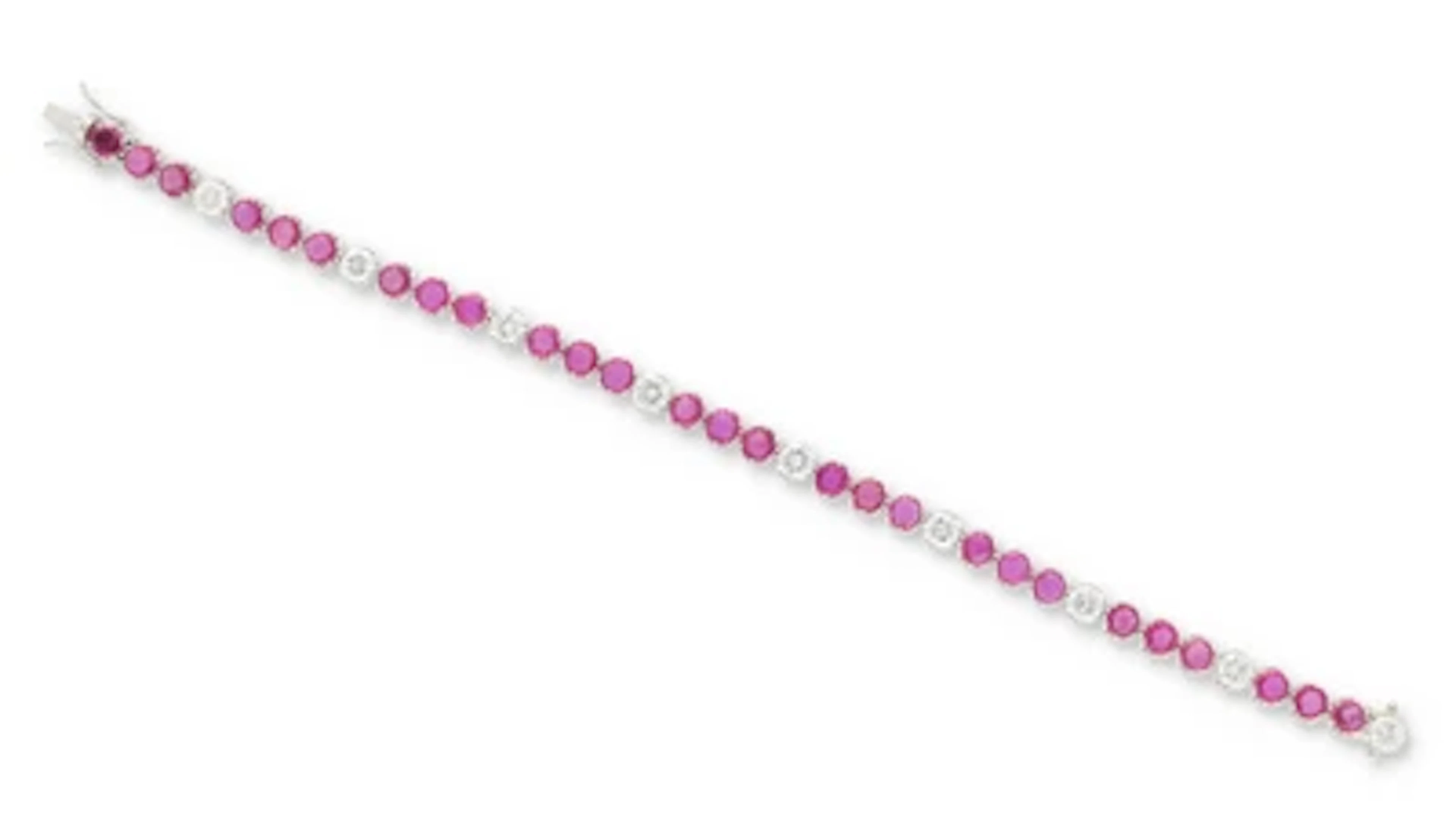 Brillant Rubin Armband