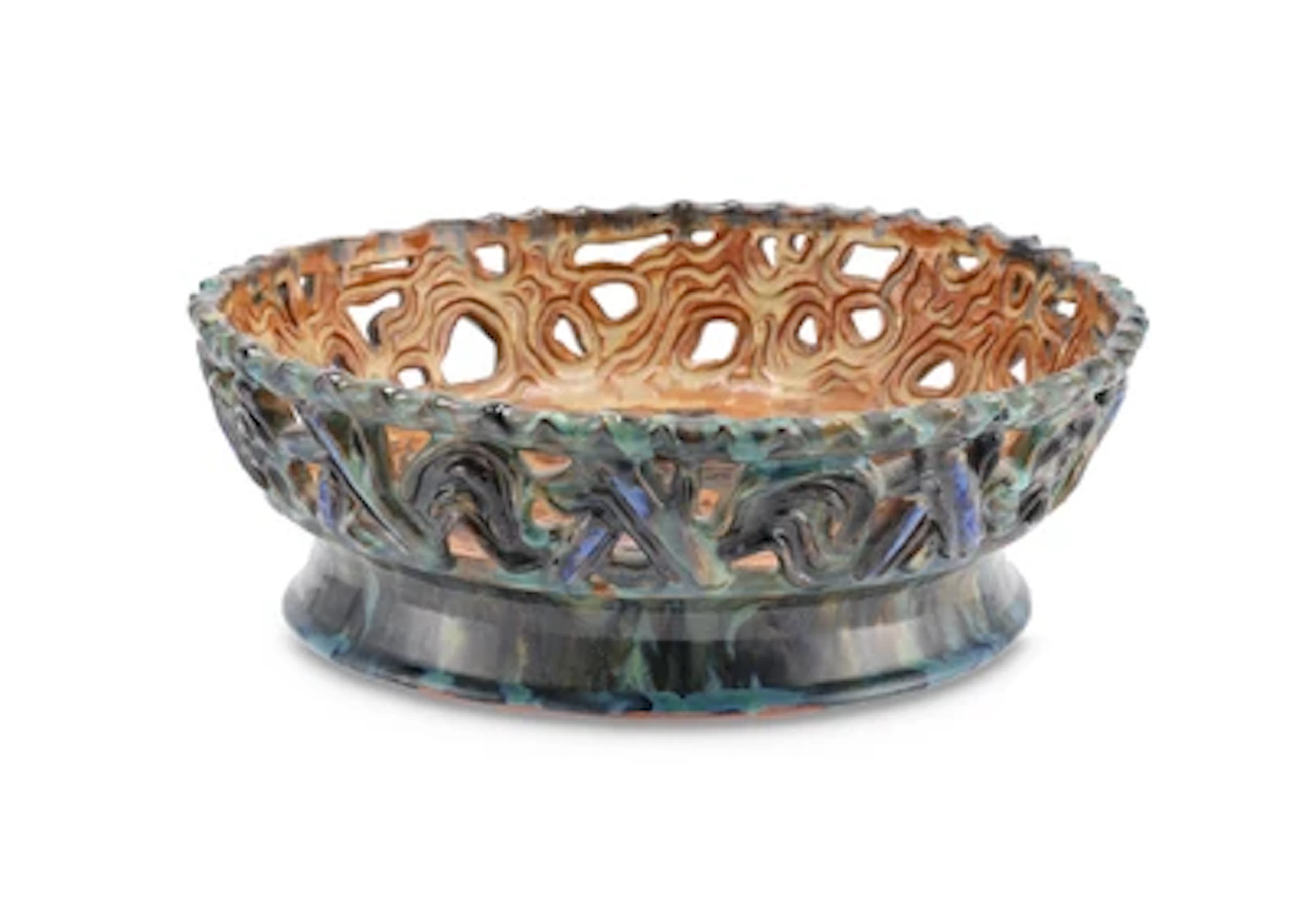 Leo Miller, a footed bowl, model number 65, Radstädter Keramik, 1922-62
