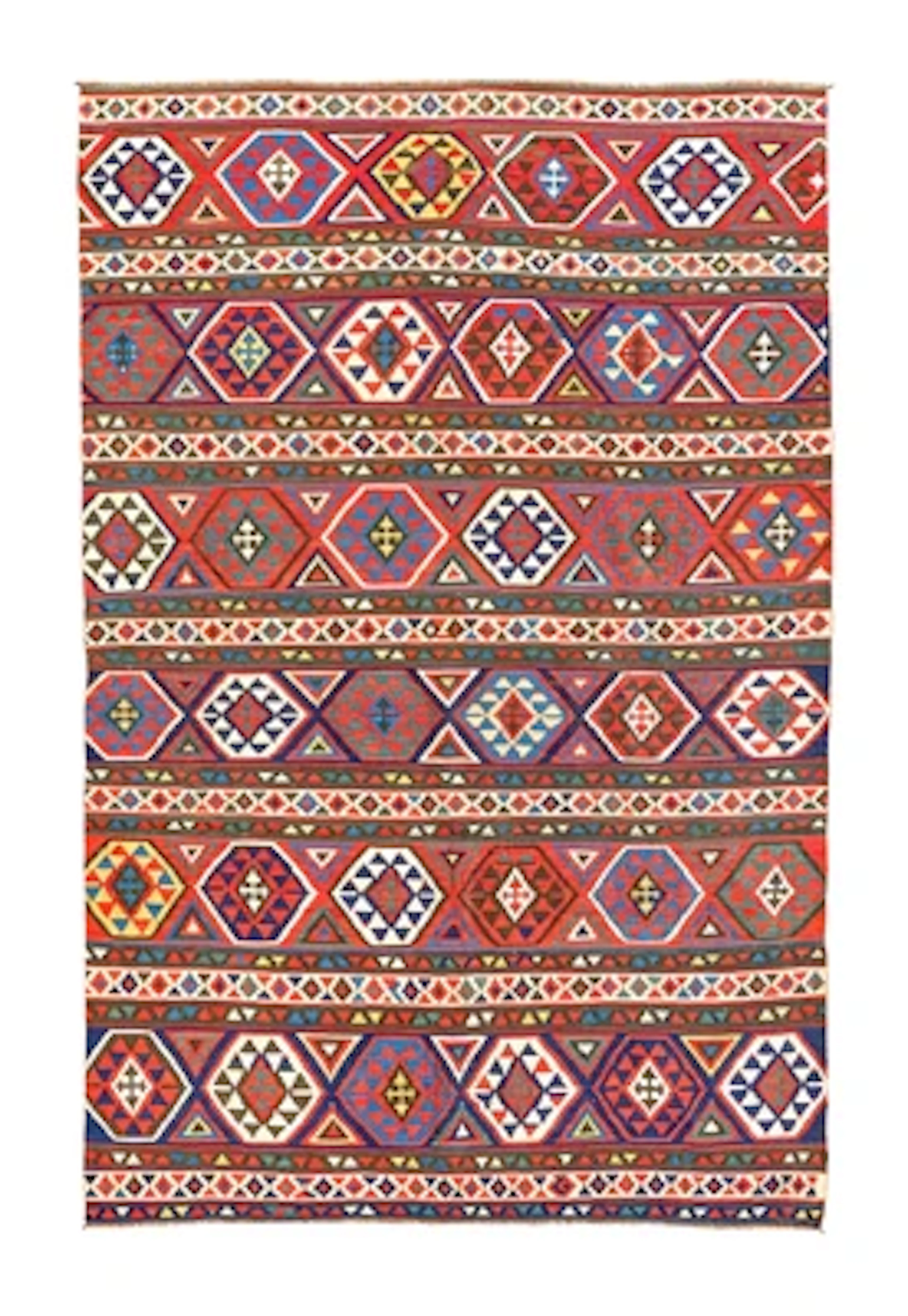 Shirvan Kilim, Eastern Caucasus, c. 250 x 174 cm