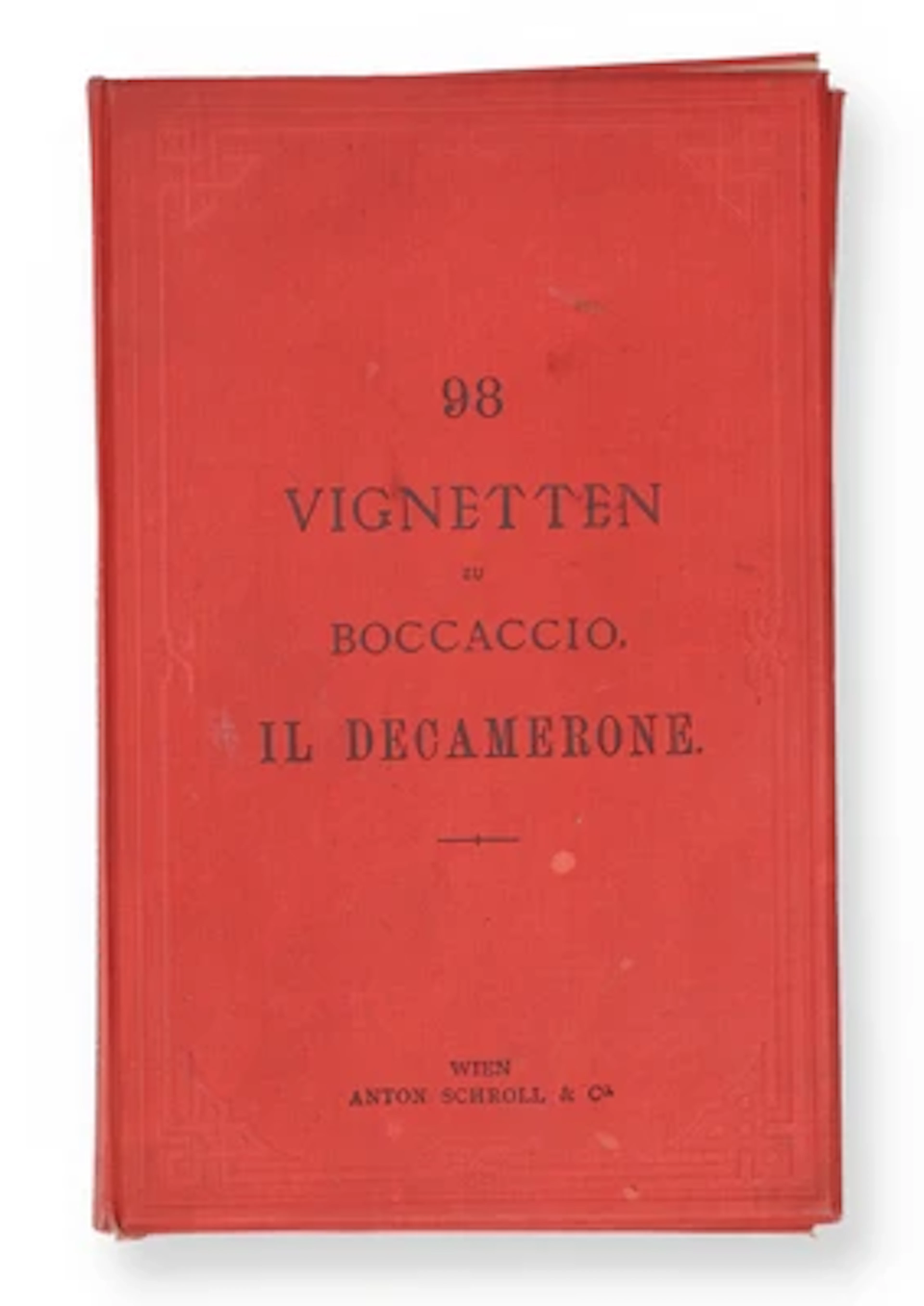 VIGNETTEN ZU BOCCACCIOS "IL DECAMERONE".