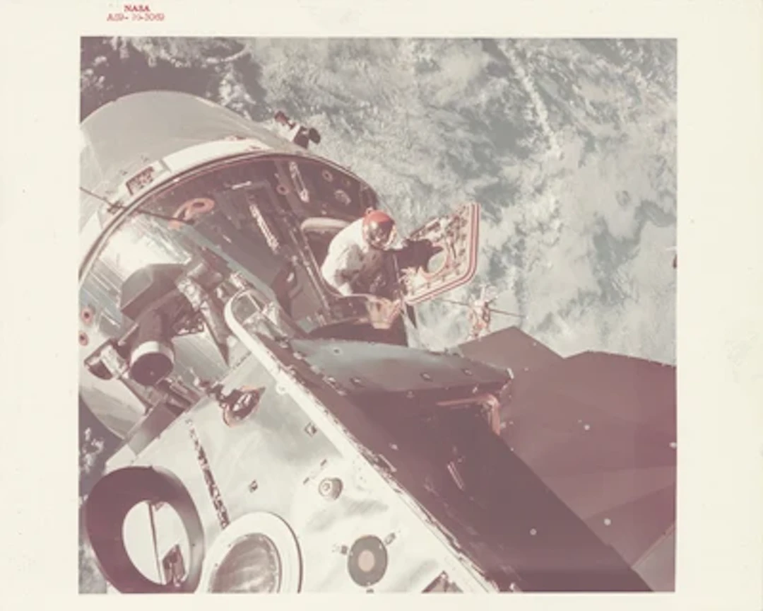 APOLLO 9 - David Scott Photographing During Schweickart's Spacewalk