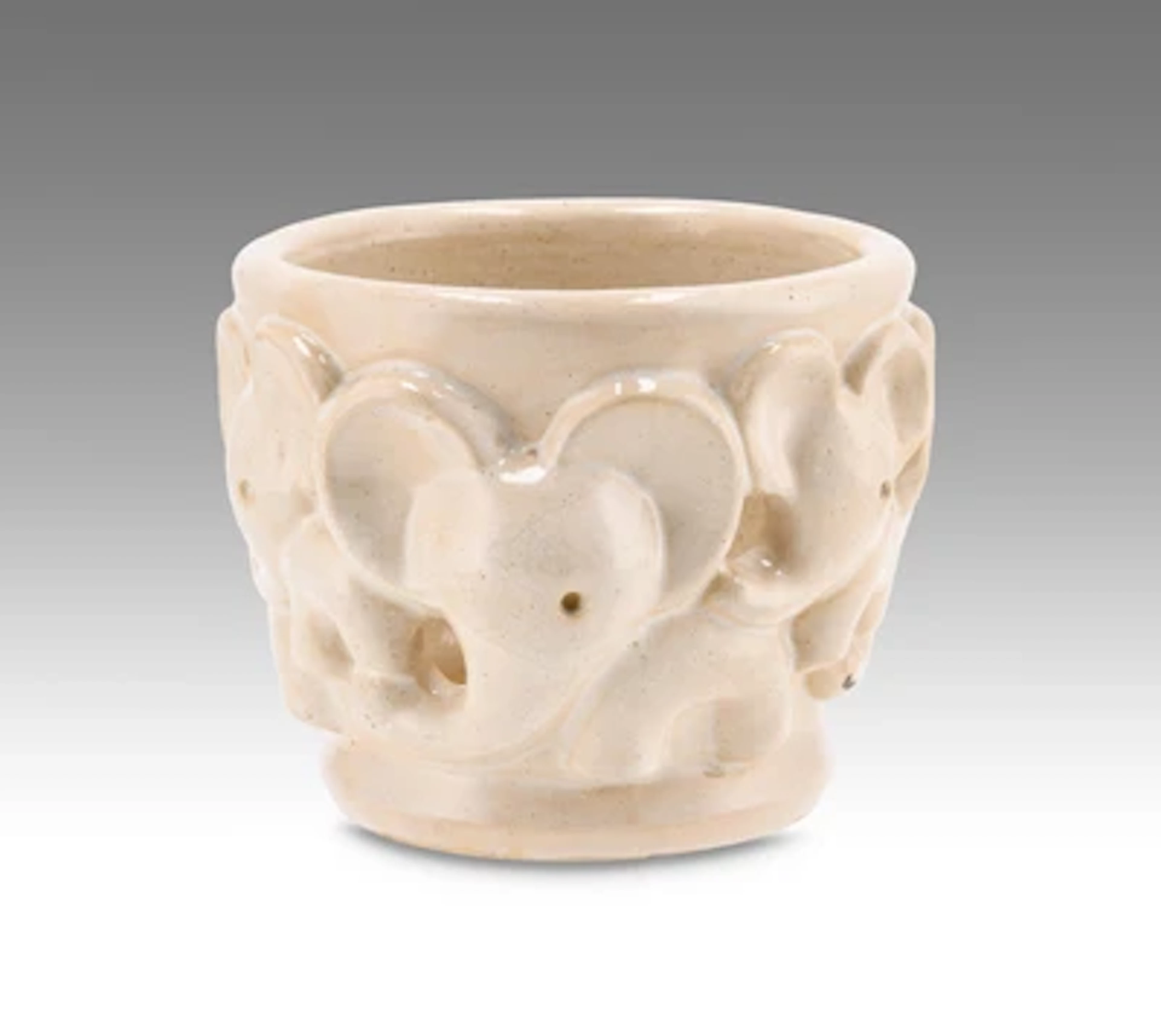 Walter Bosse, a cachepot with elephants ("Elefantenblumentopf"), Vienna
