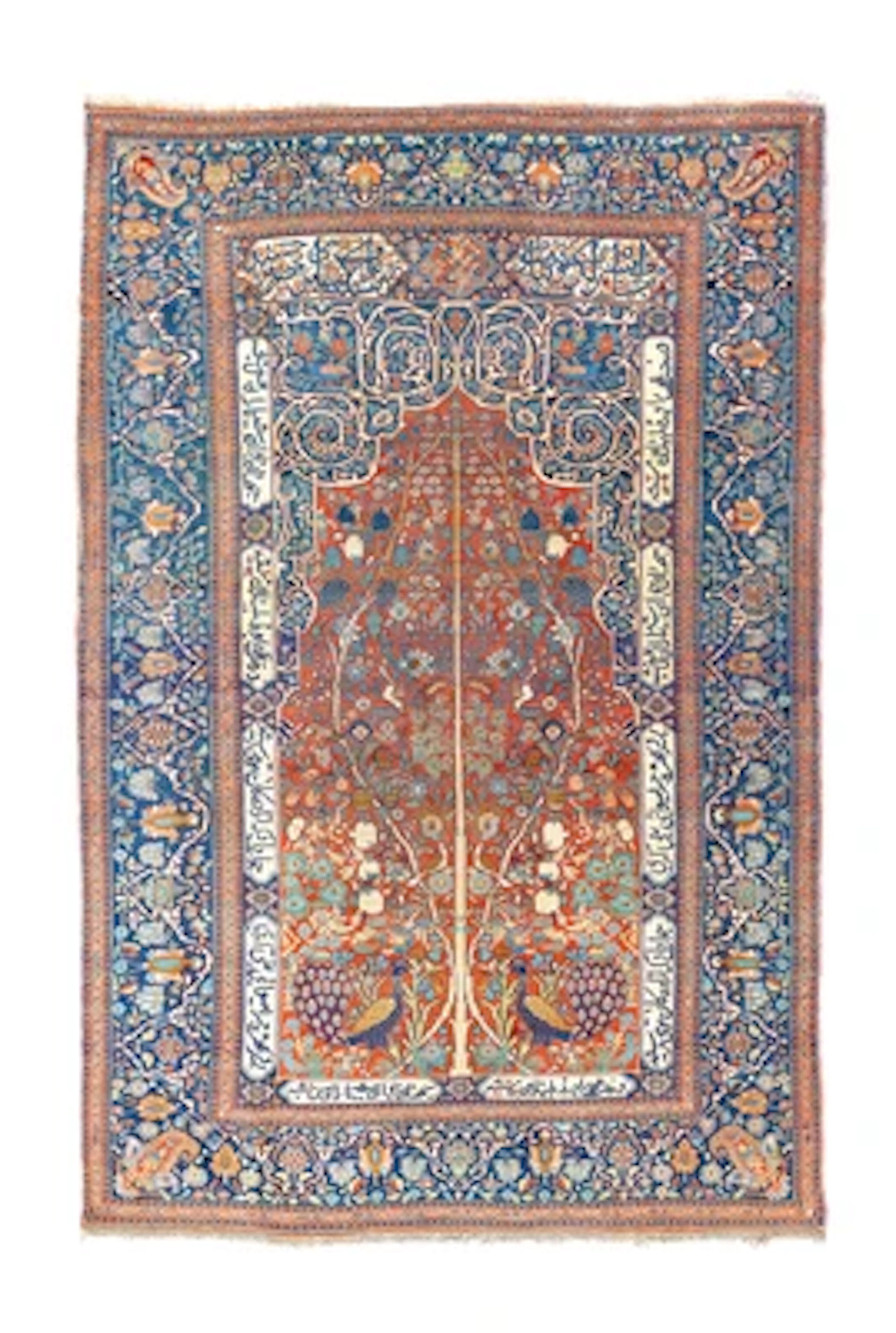 Kashan Mohtasham, Iran, c. 204 x 135 cm