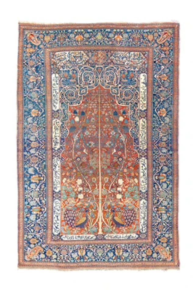 Kashan Mohtasham, Iran, c. 204 x 135 cm