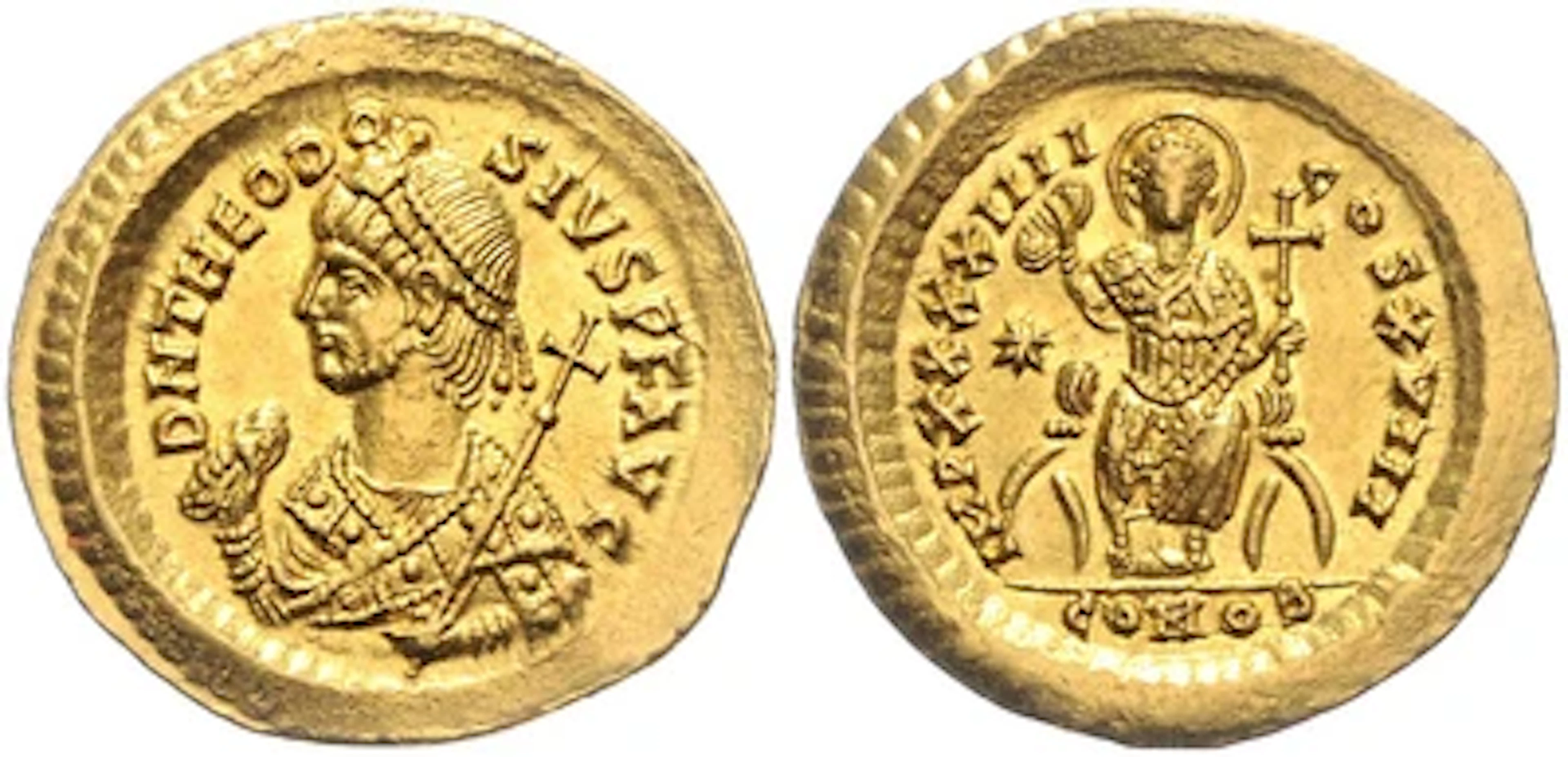 Theodosius II. 402-450 GOLD